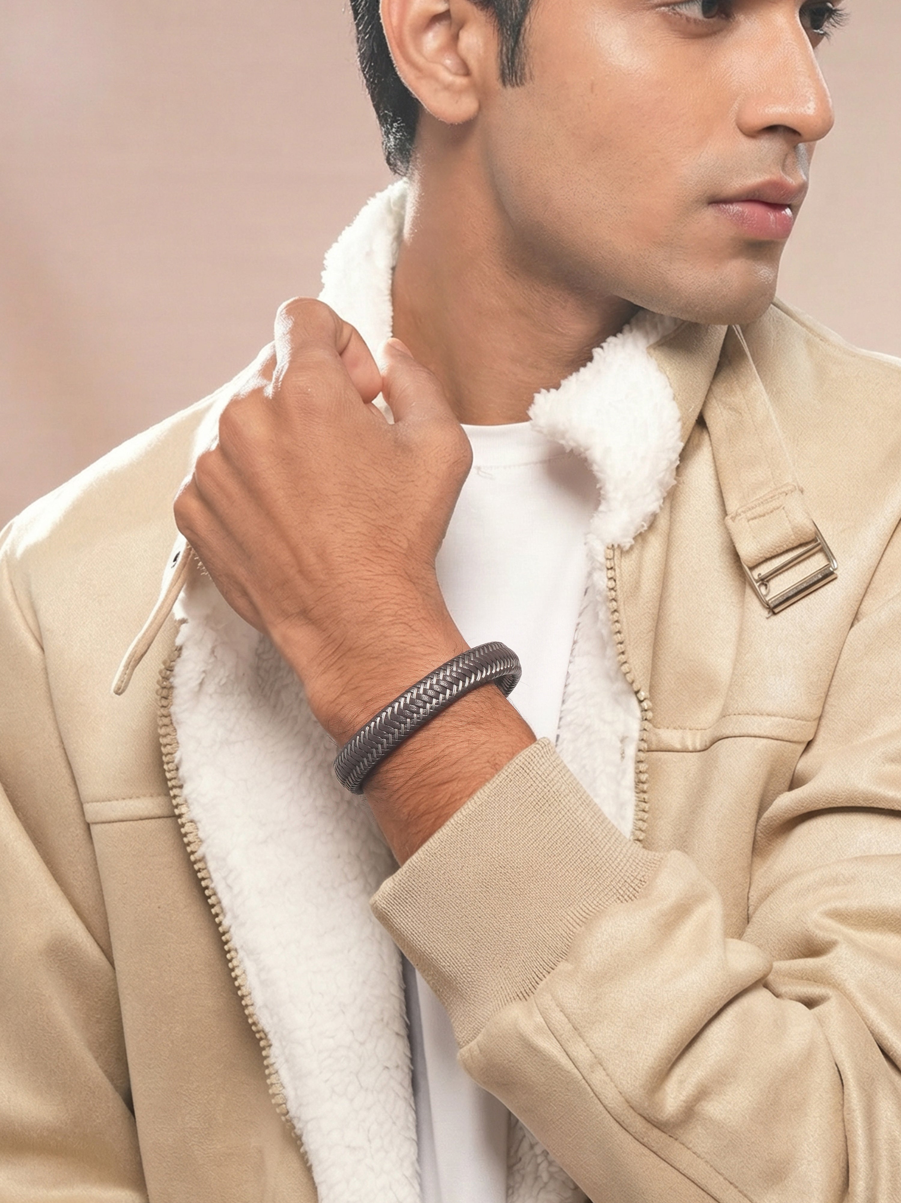 Steel Weave Bracelet