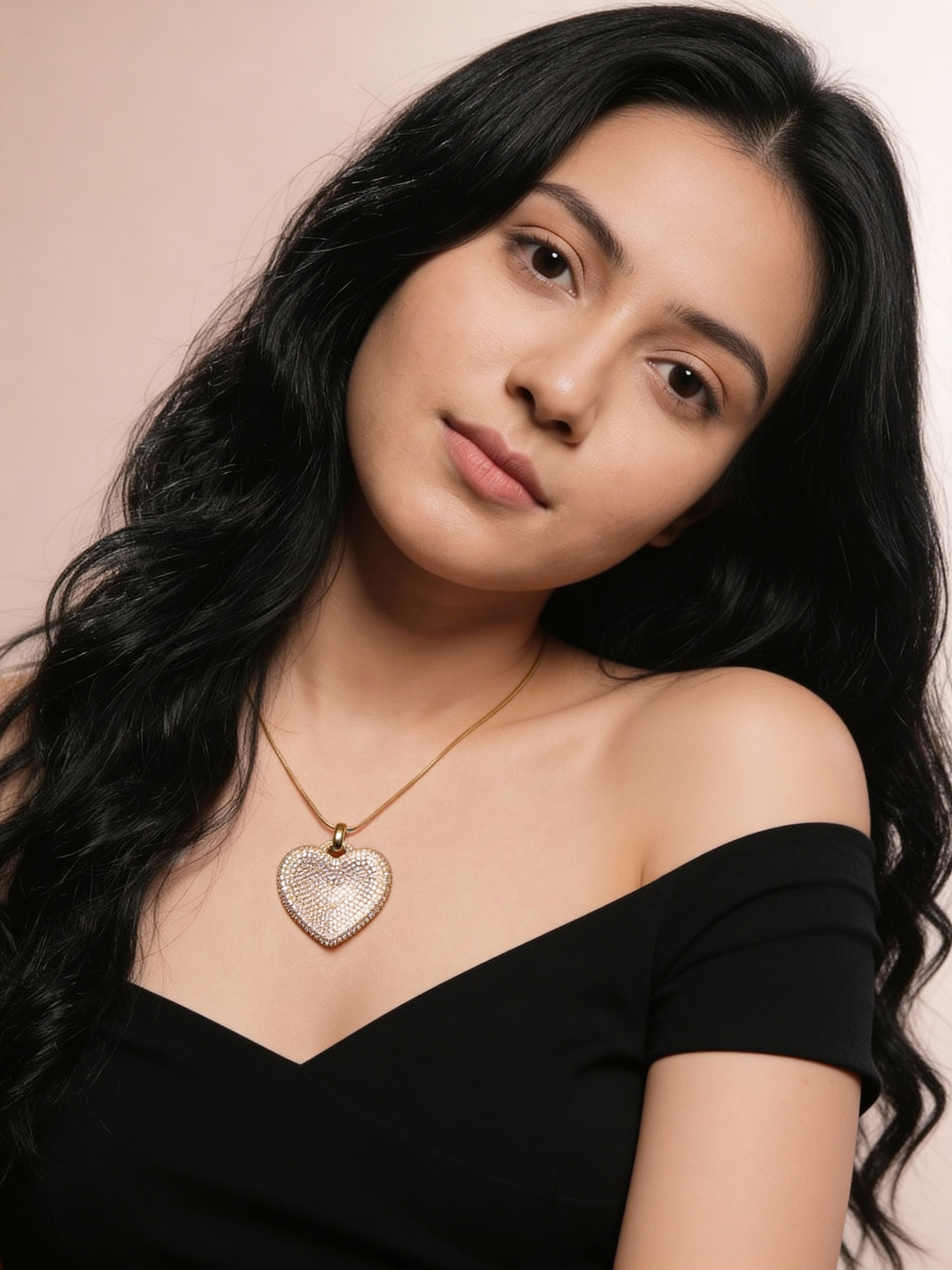 Cold Heart Pendant — 18K Gold Plated