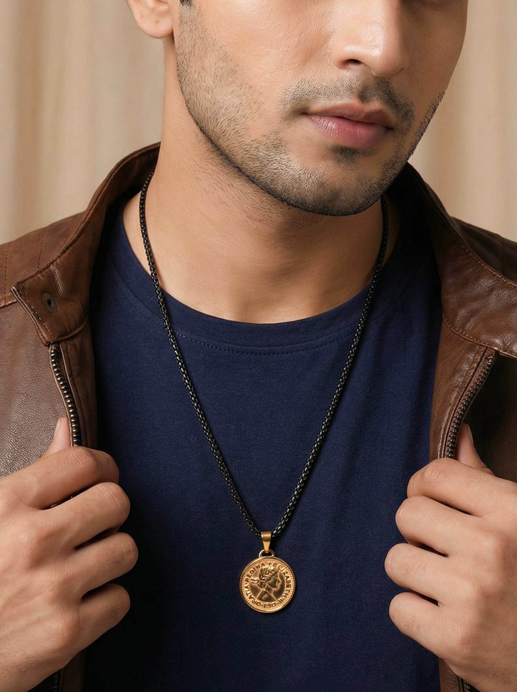 Imperial Coin Pendant Gold