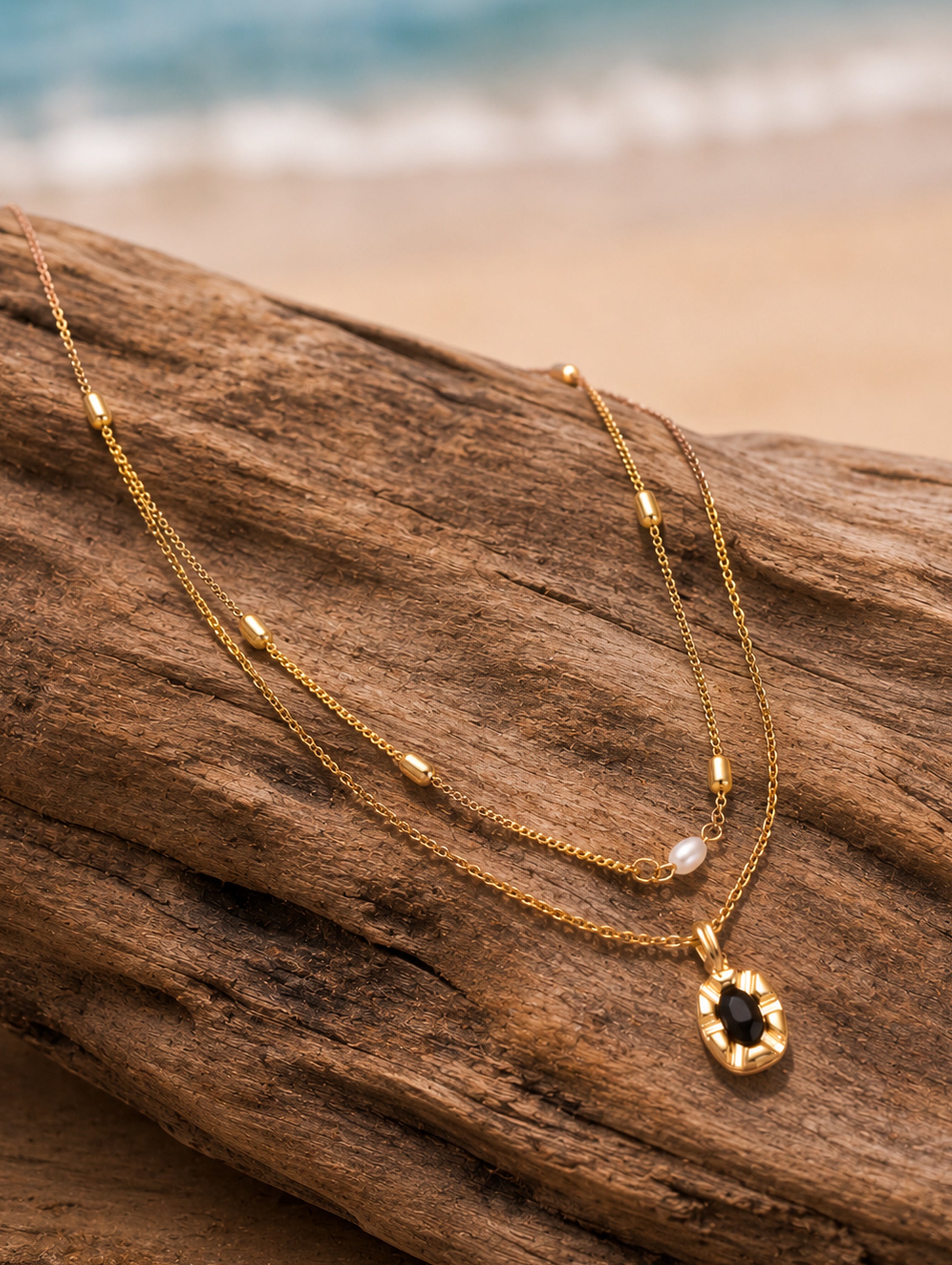 Midnight Muse Layered Necklace