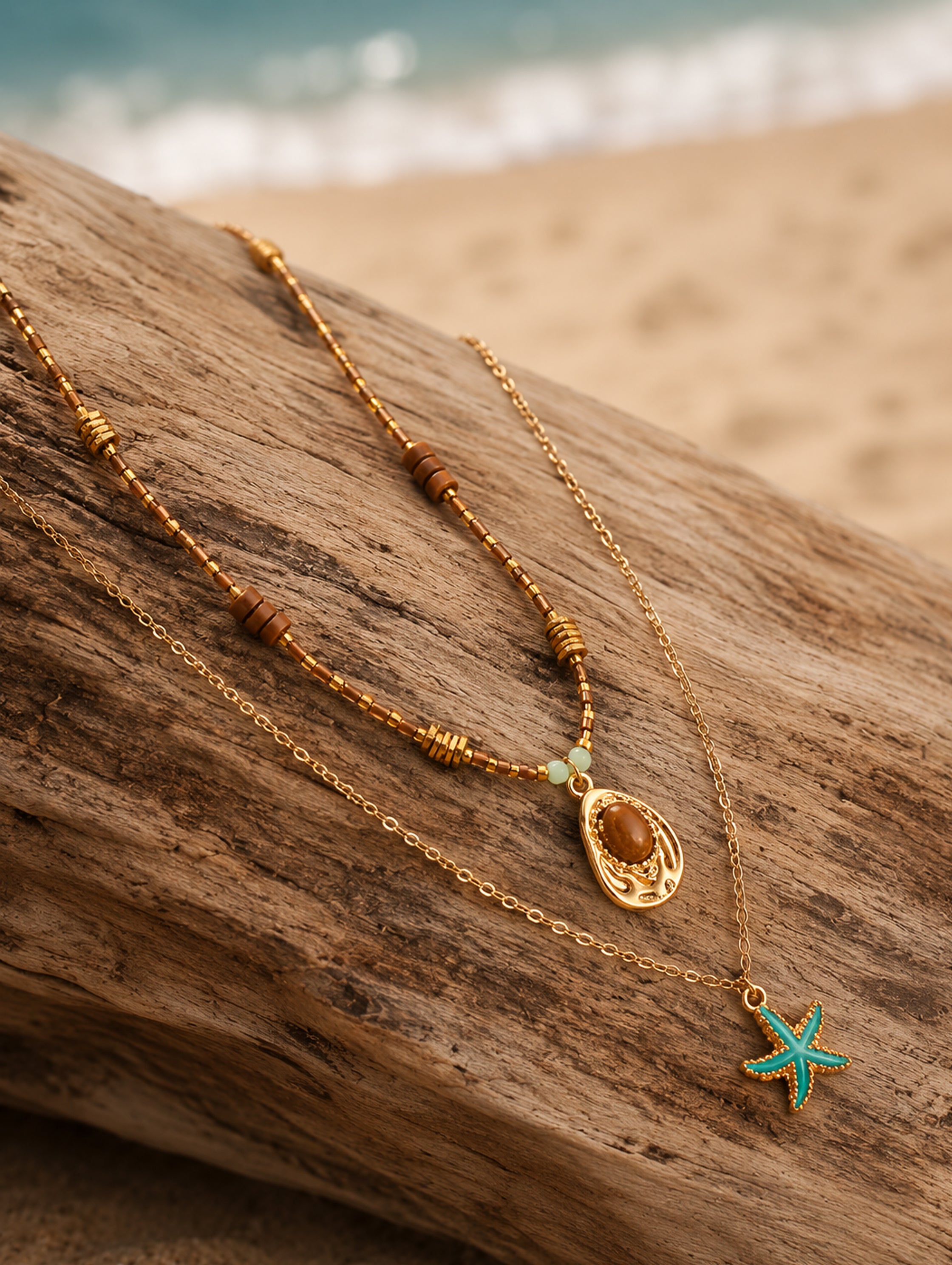 Island Bloom Layered Necklace