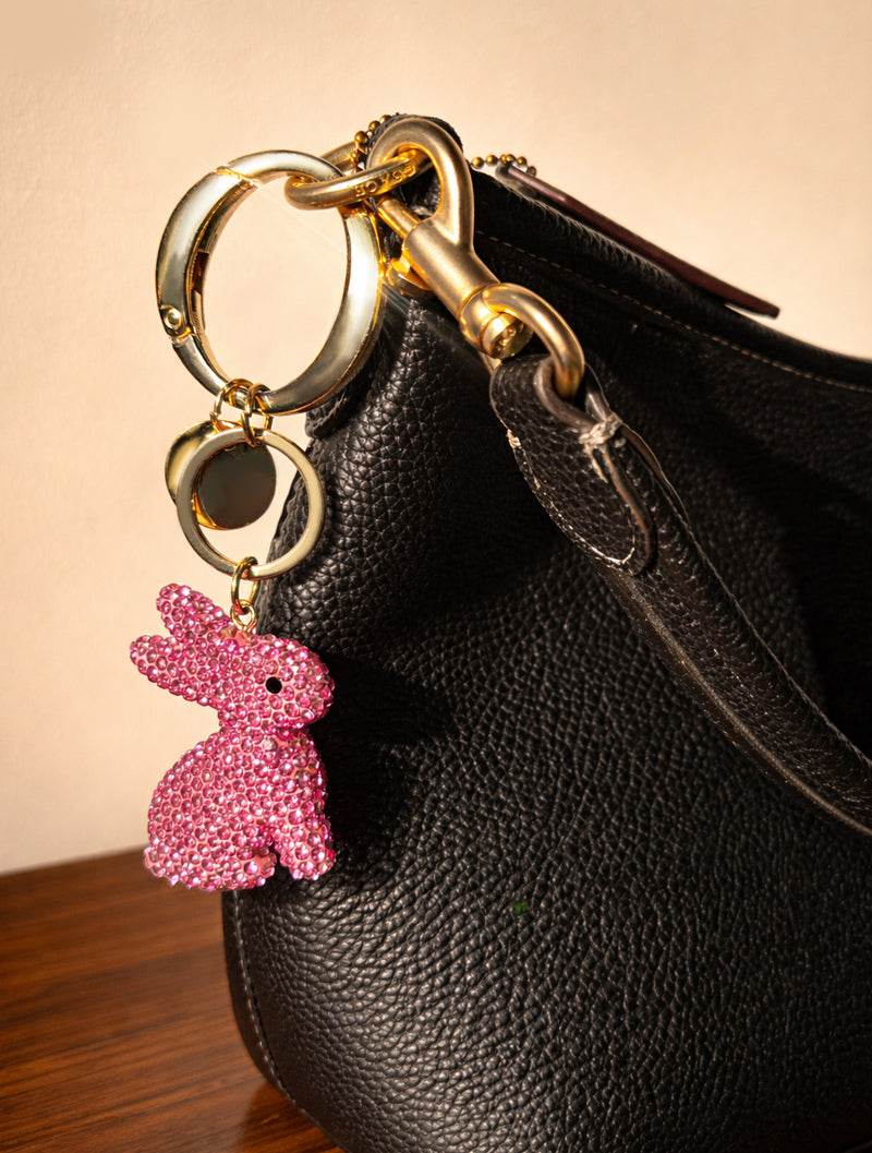 Bunny Pop Crystal Charm