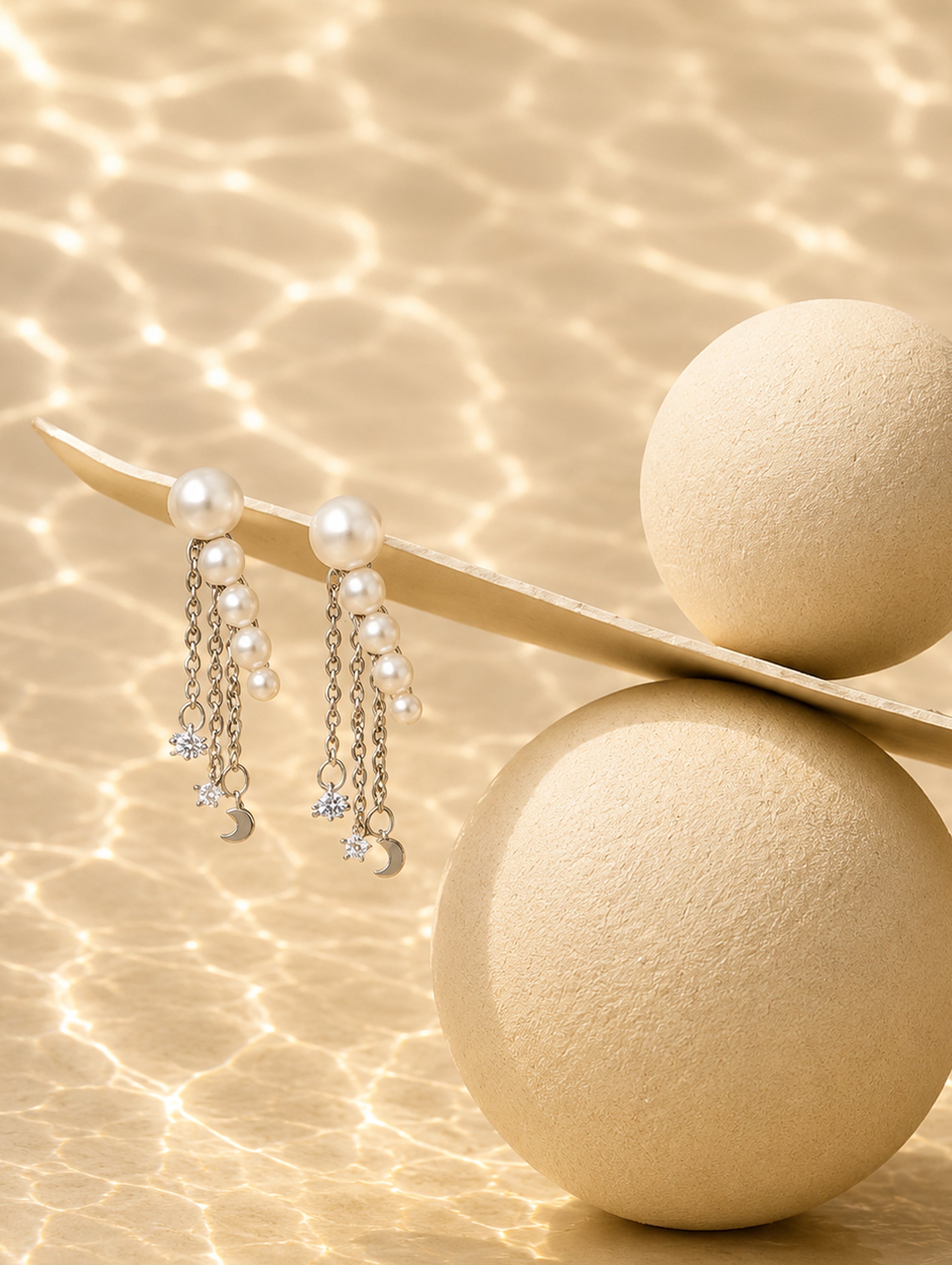 Celestial Pearl Earrings