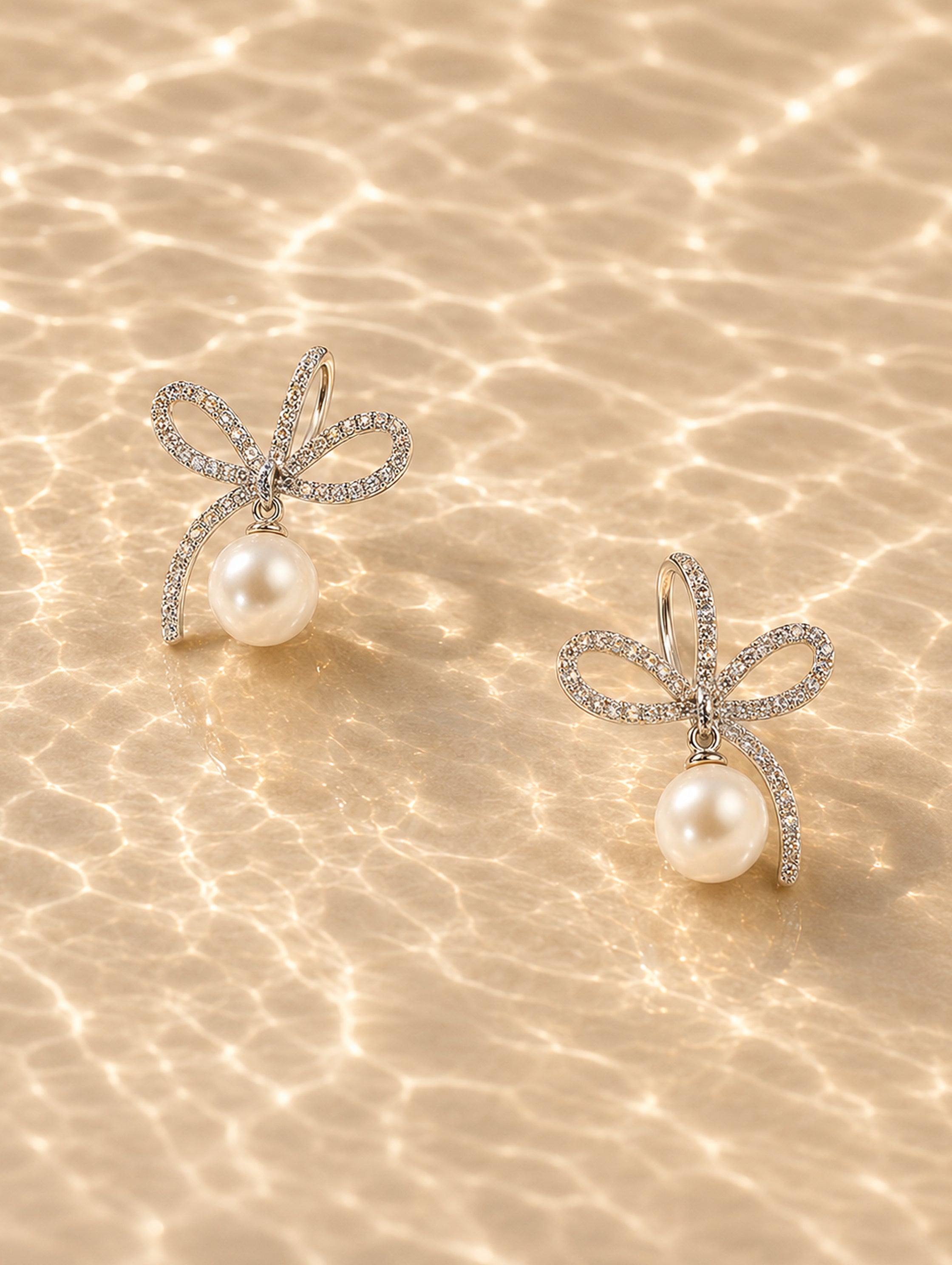 Pearl Knot Earring