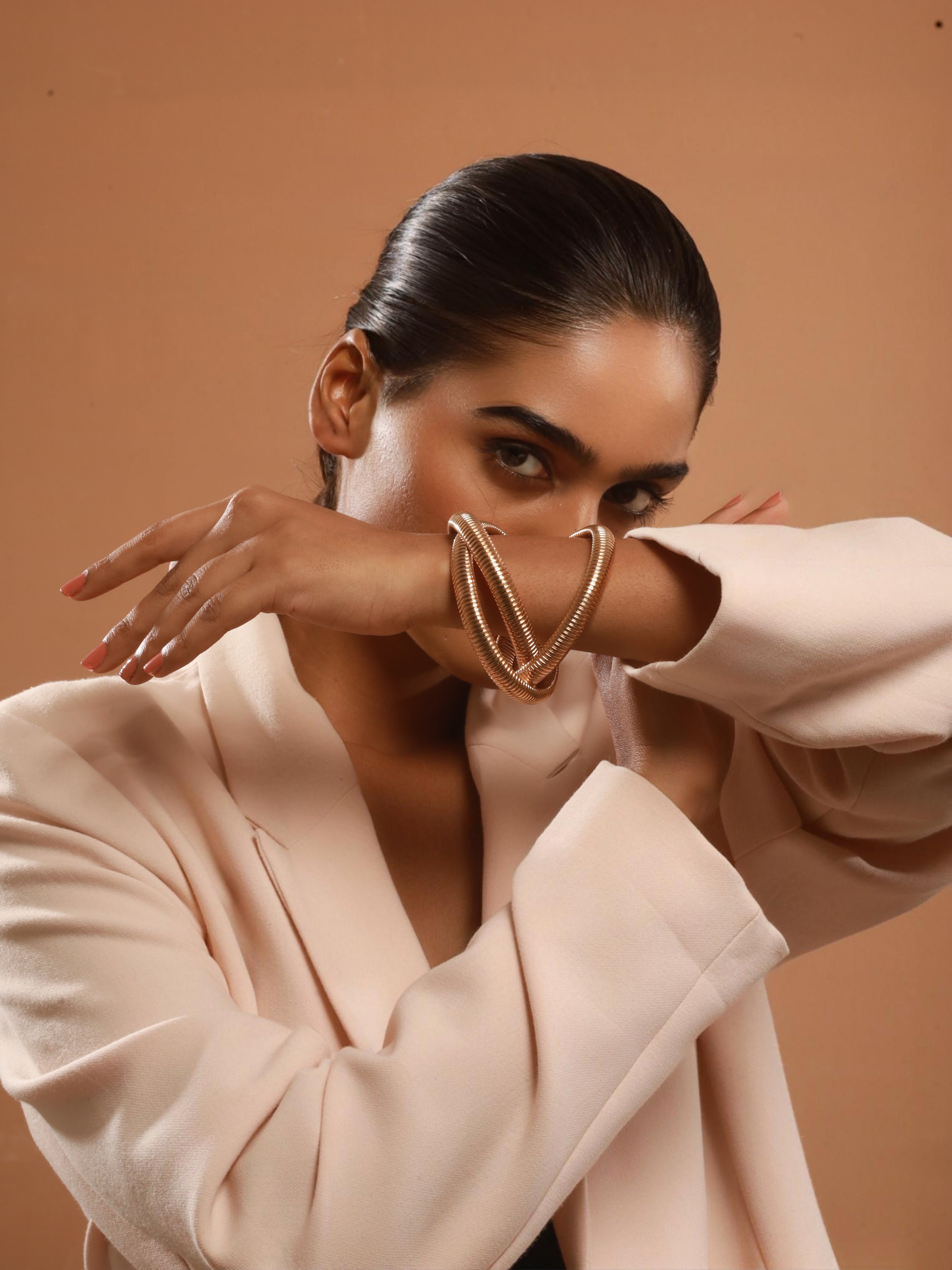 Power Coil Bracelet - 18K Gold Plated