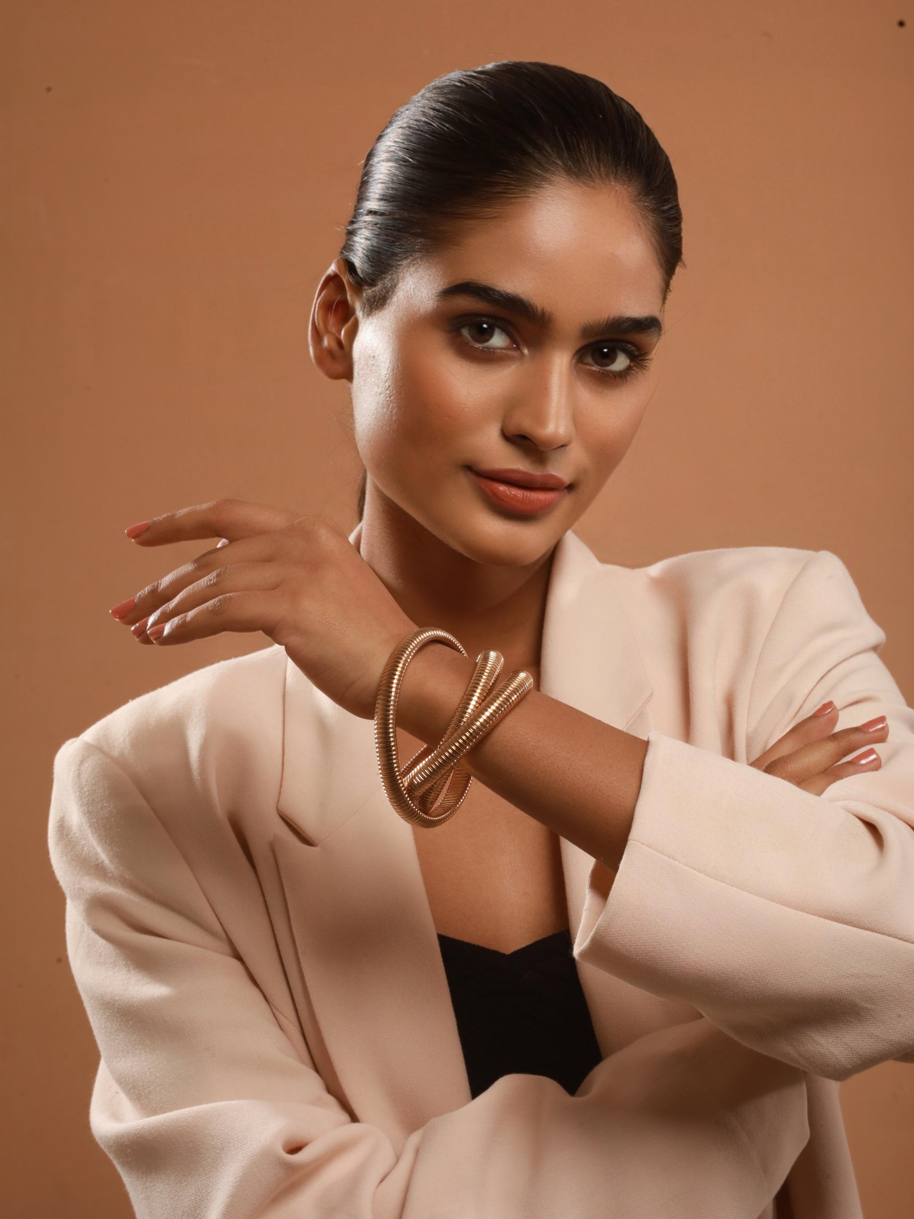 Power Coil Bracelet - 18K Gold Plated