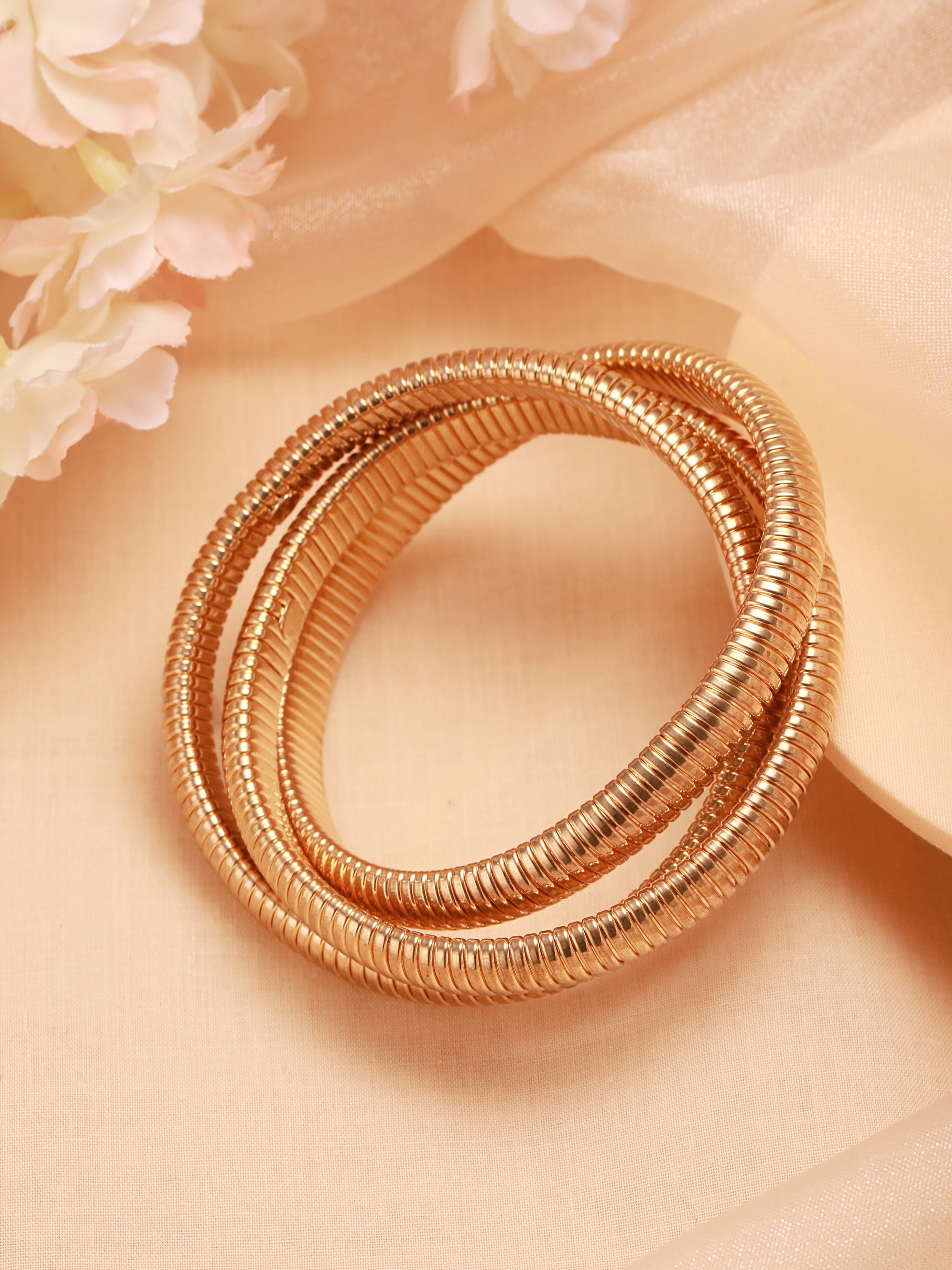 Power Coil Bracelet - 18K Gold Plated