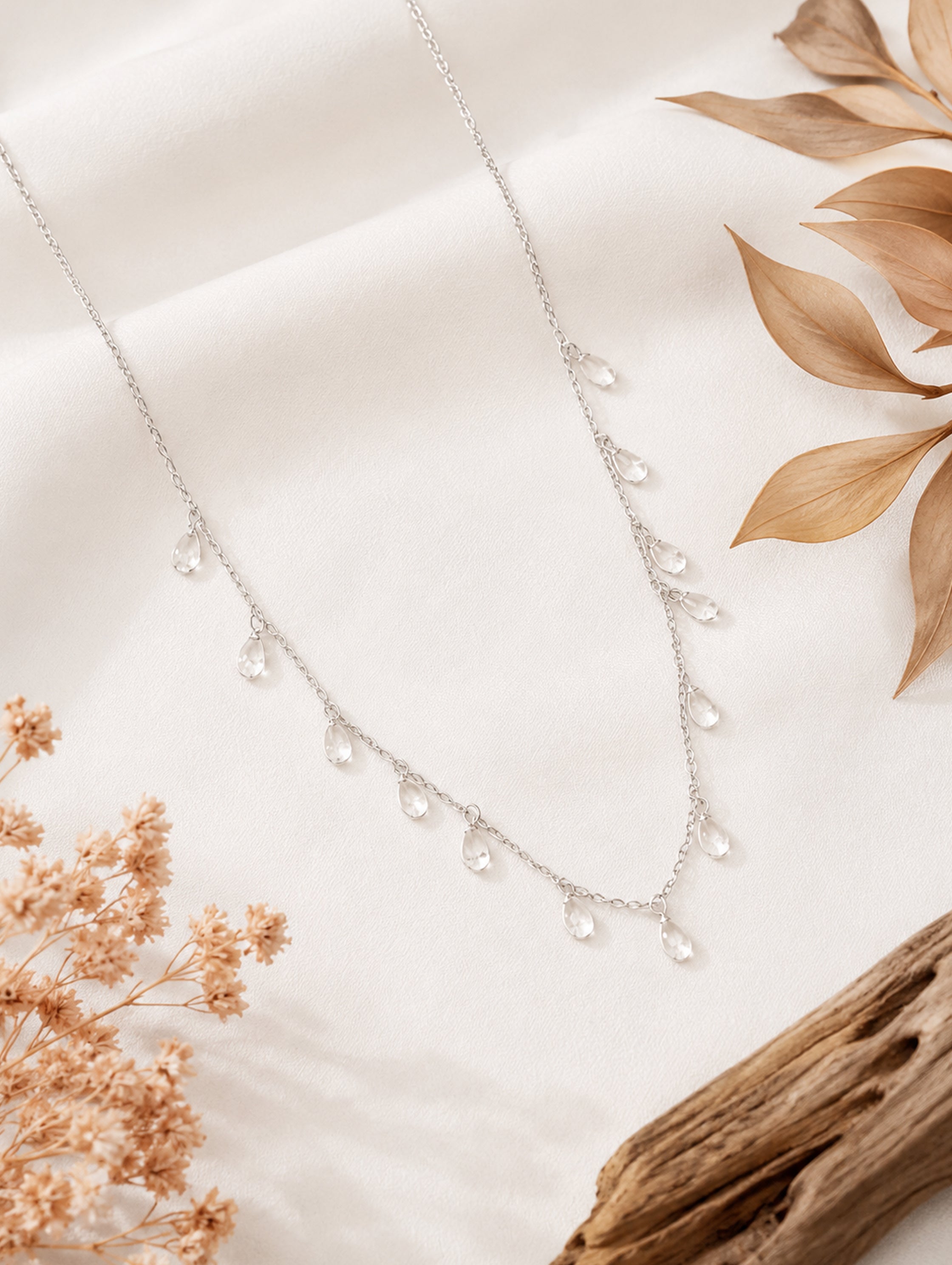 Raindrop Crystal Necklace