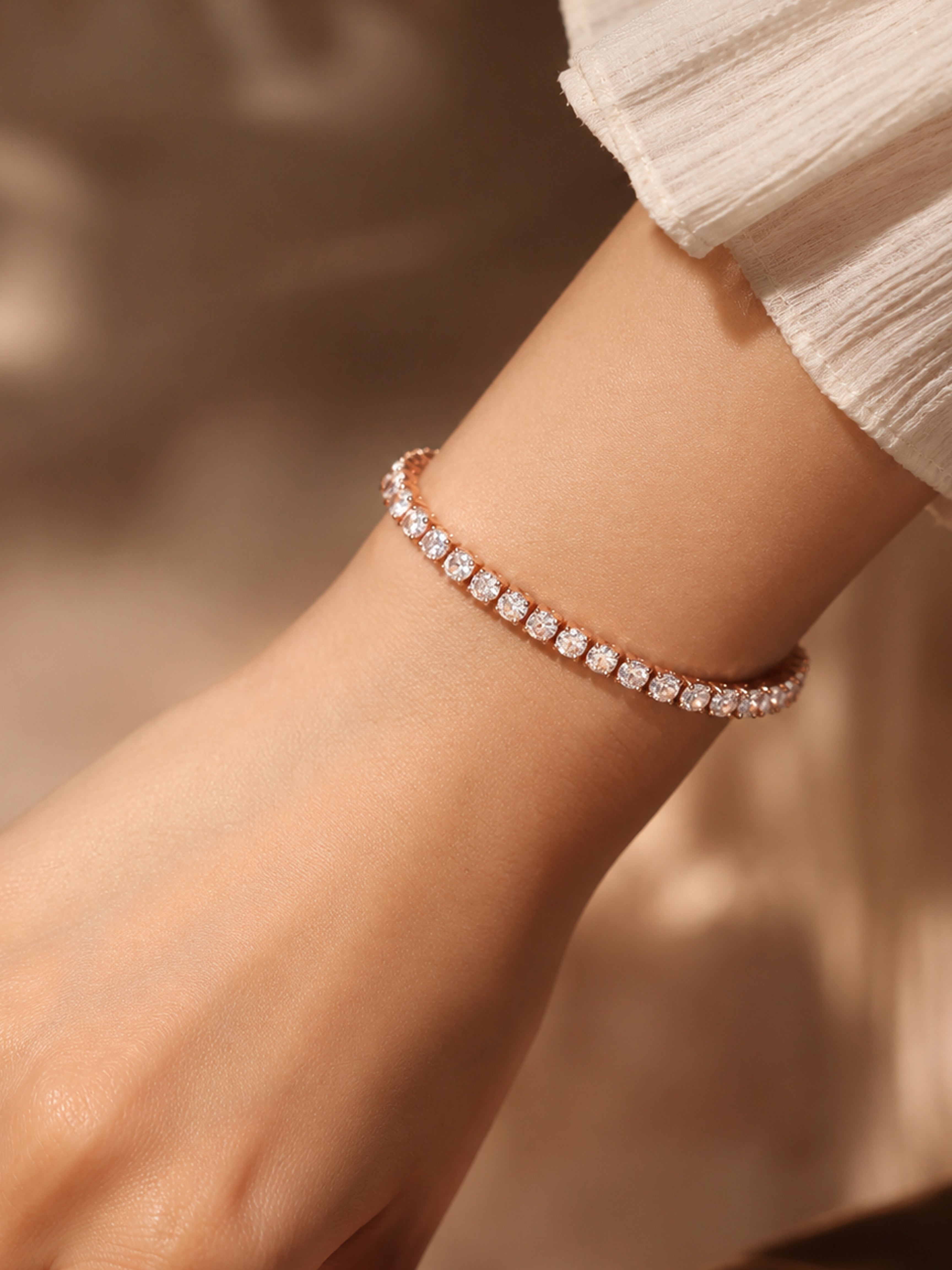 Rose Gold Blush Bracelet