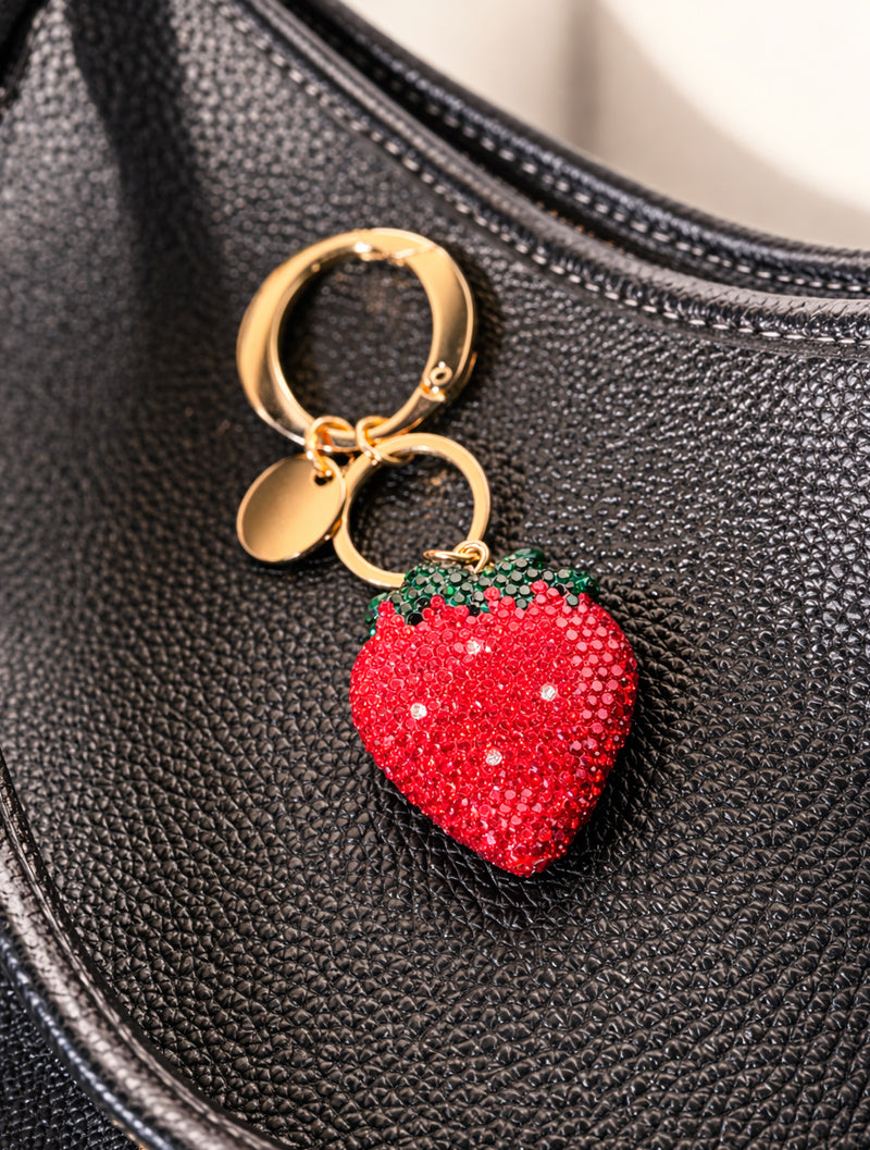 Berry Blush Crystal Charm