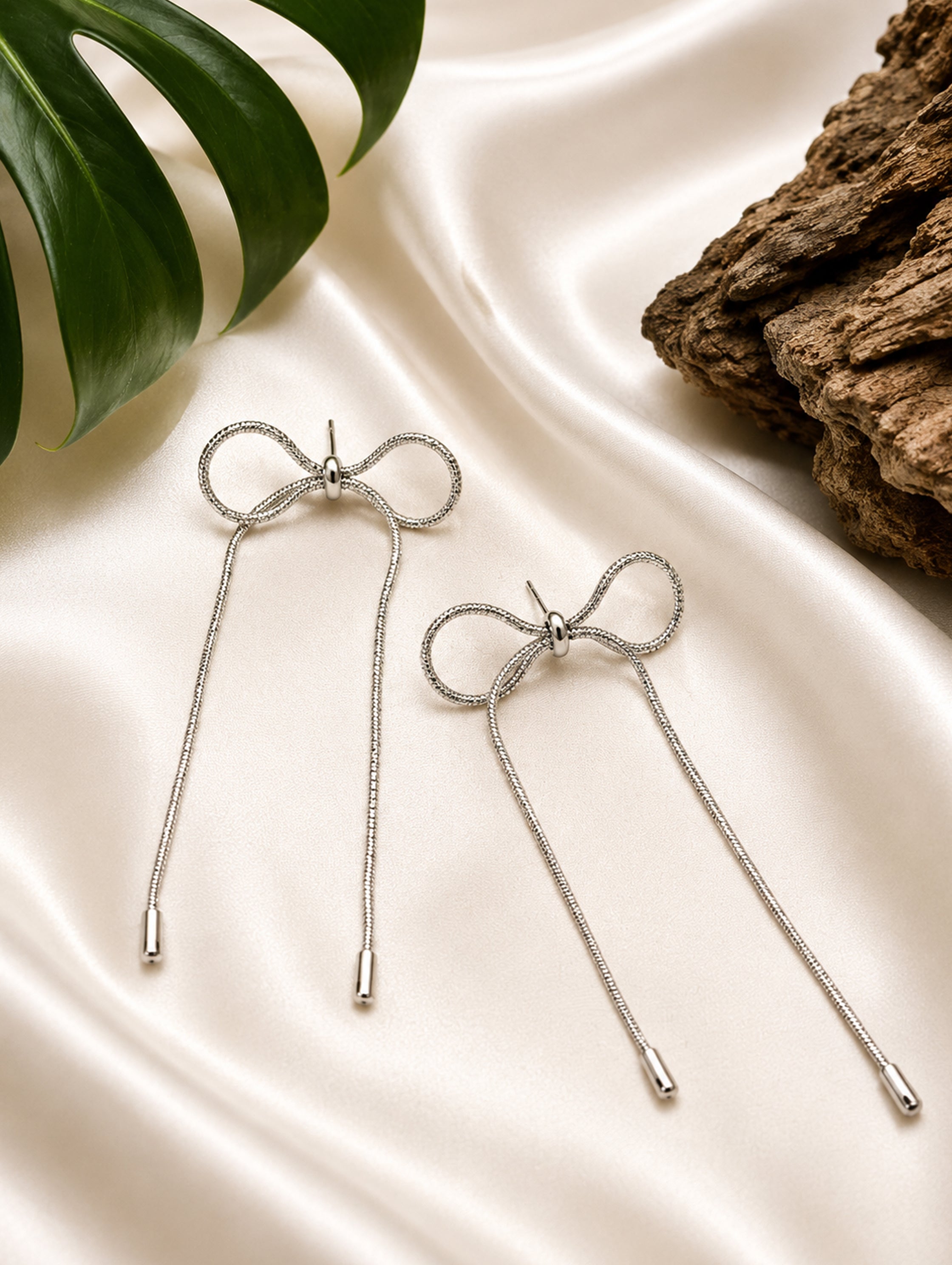 Chic Bow Drop Earring