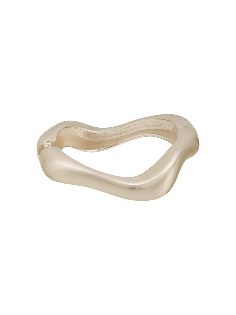 Sculpted Duo-Tone Bangles (Set of 4)