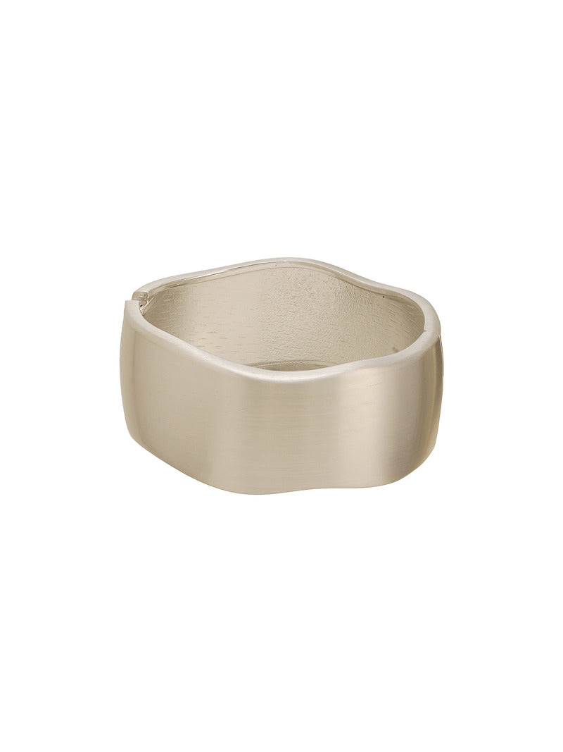 Sculpted Duo-Tone Bangles (Set of 4)