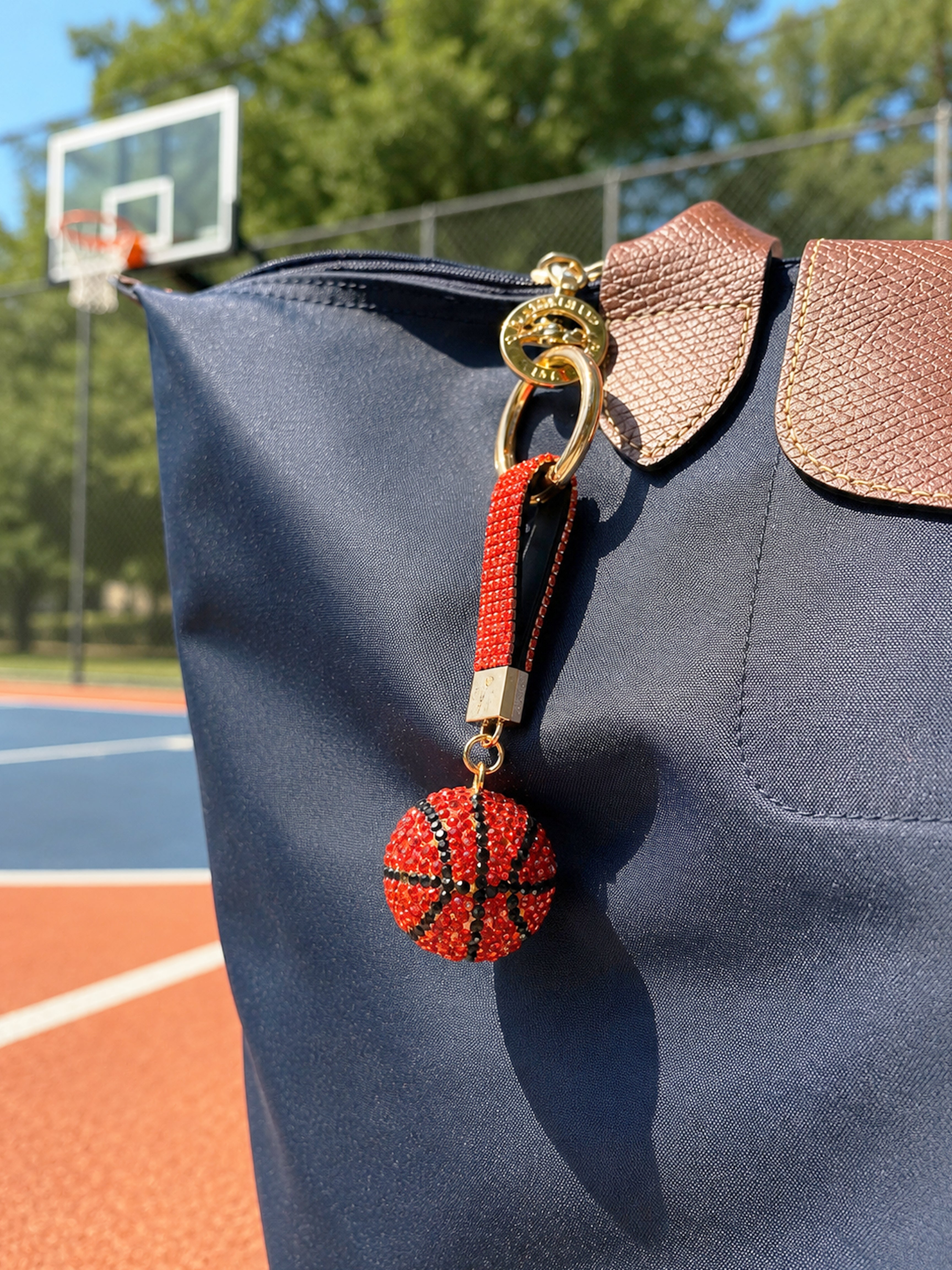Court Crush Crystal Charm