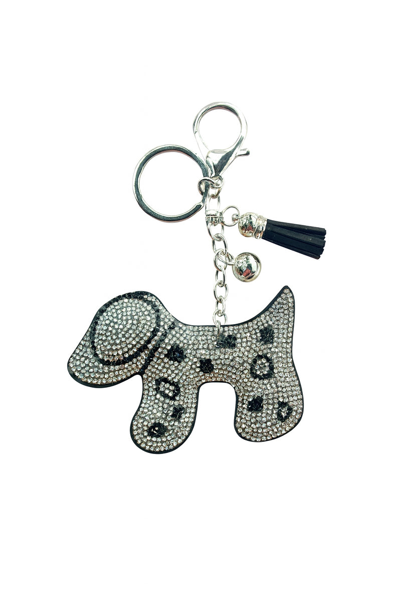 Glam Dalmatian Keychain
