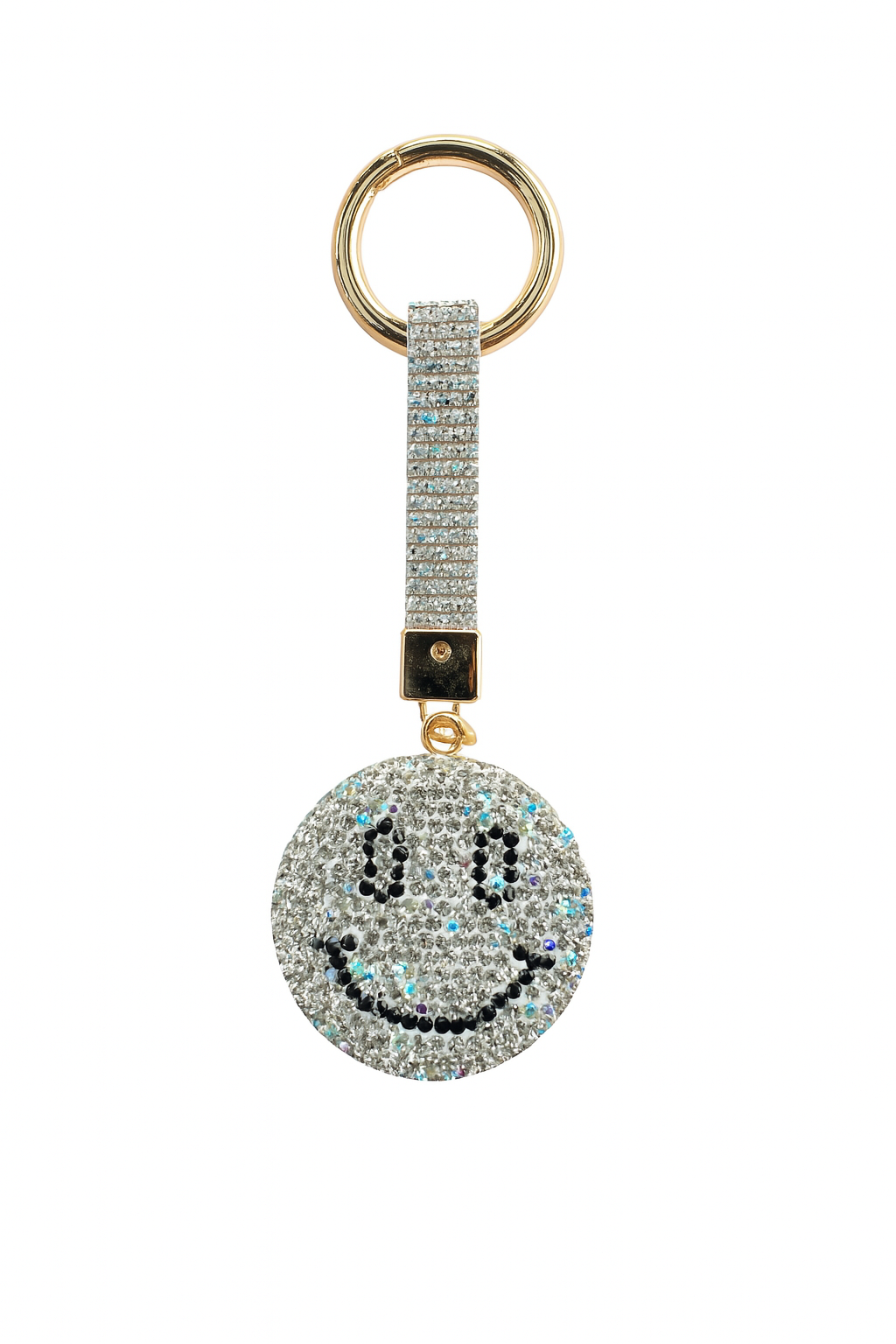 Sparkle Smile Crystal Keychain