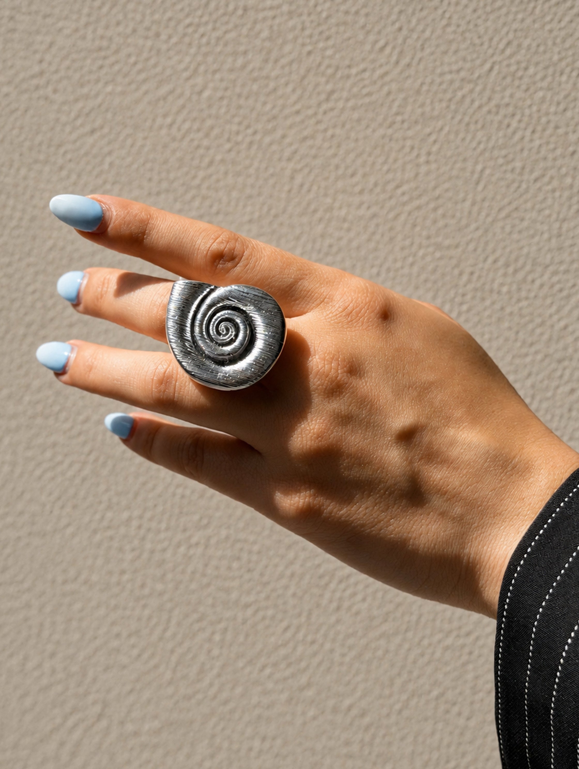 Silver Shell Ring