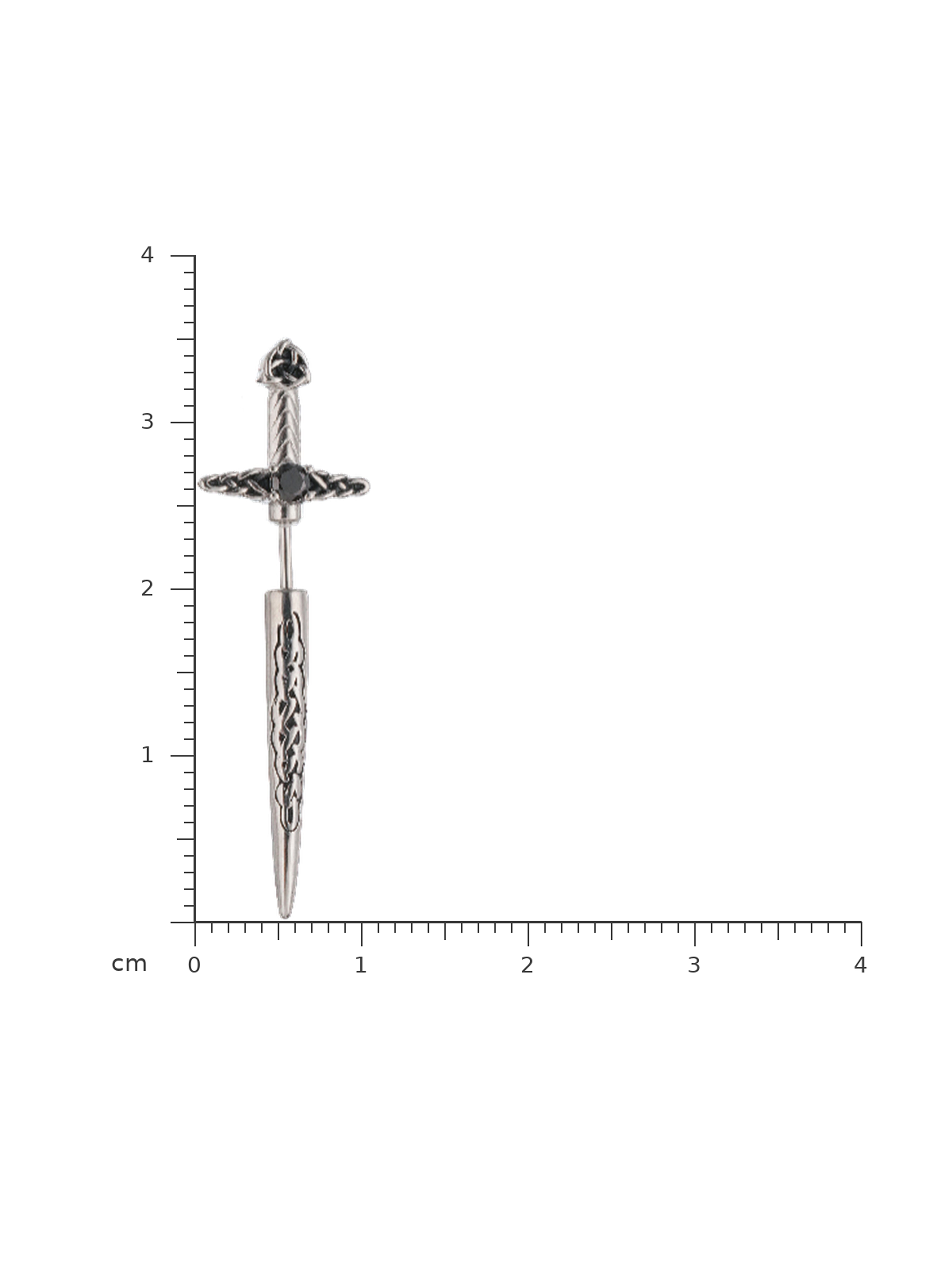 Iron Cross Dagger Stud