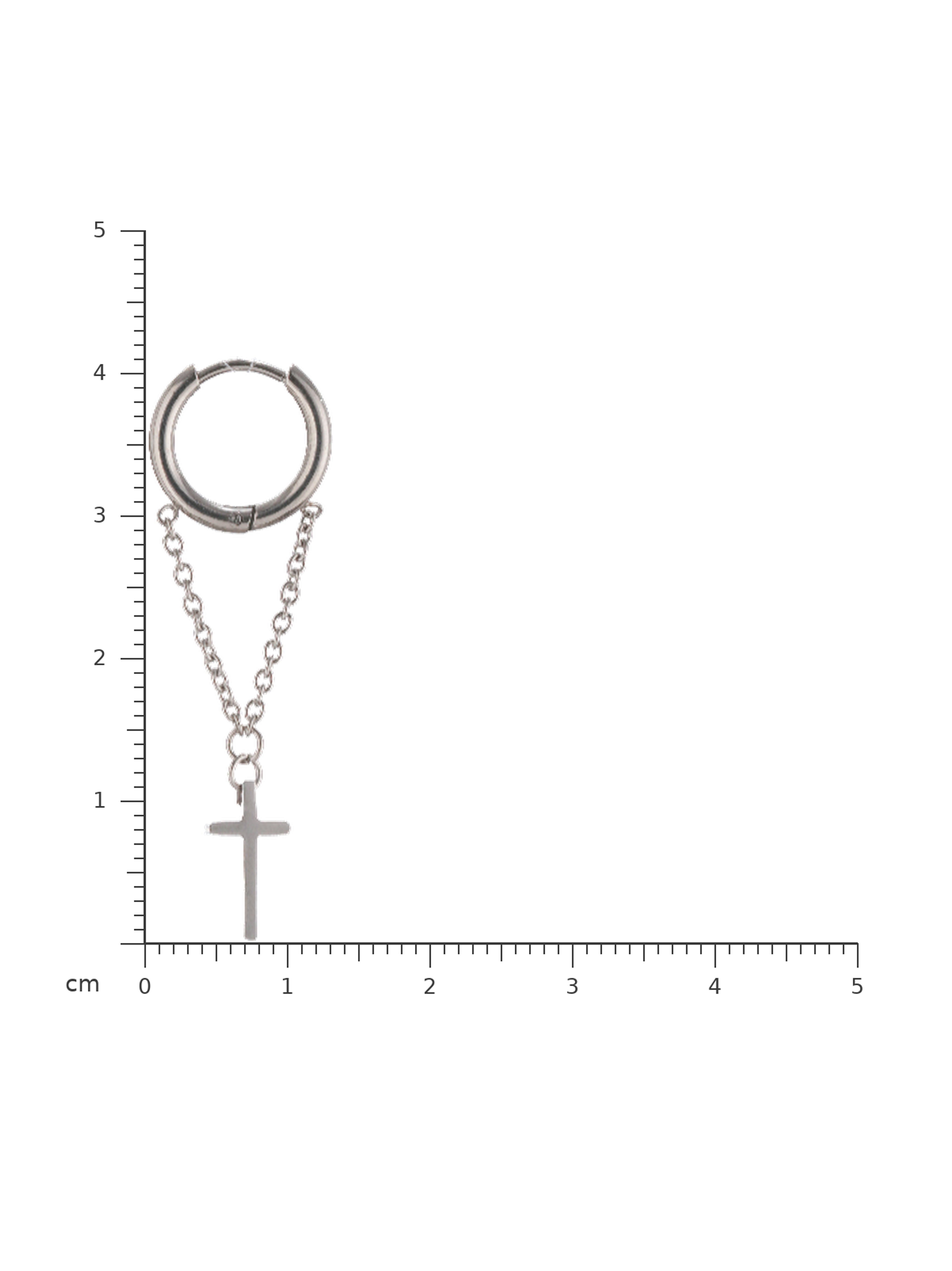 Faith Chain Hoop