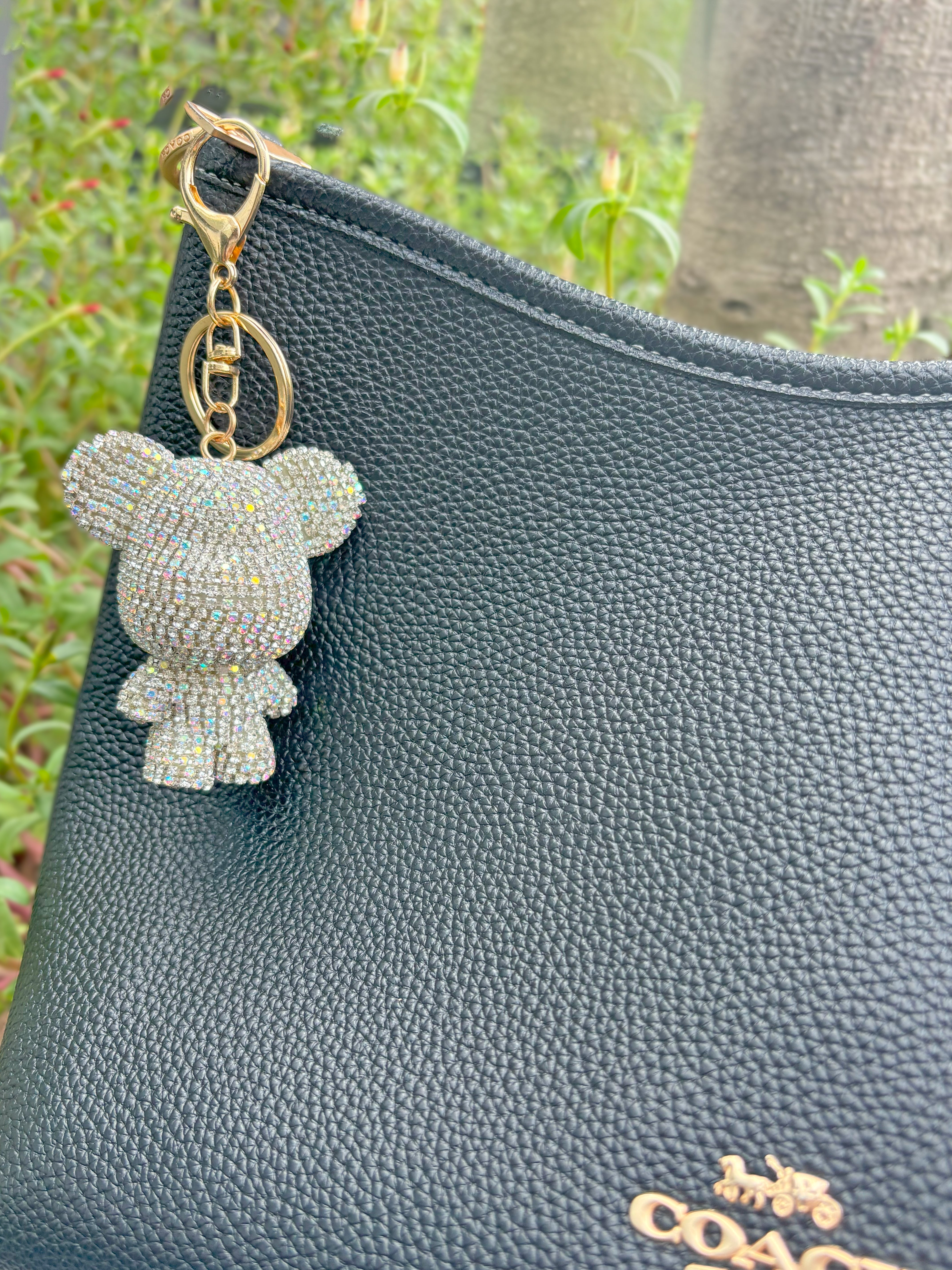 GlitzBear Crystal Keychain