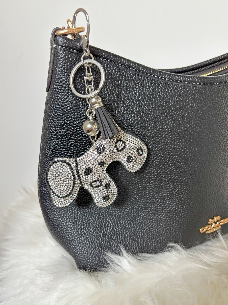 Glam Dalmatian Keychain