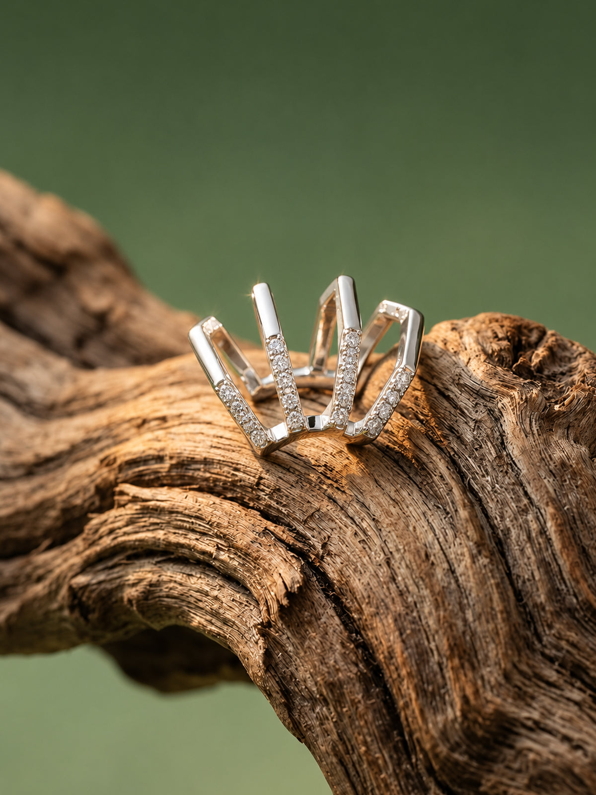 Starlit Spikes Ear Cuff