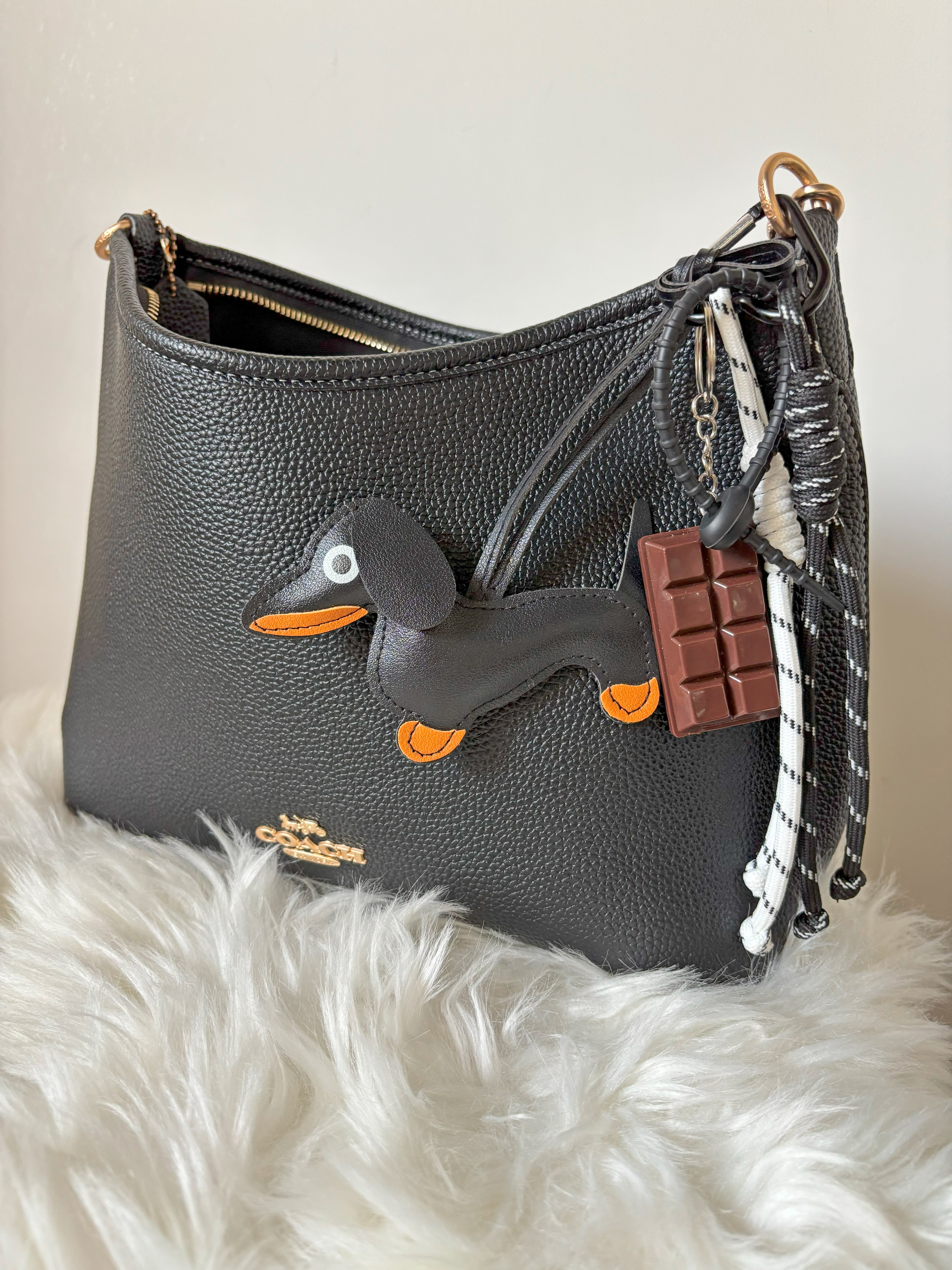 Dapper Dachshund Keychain