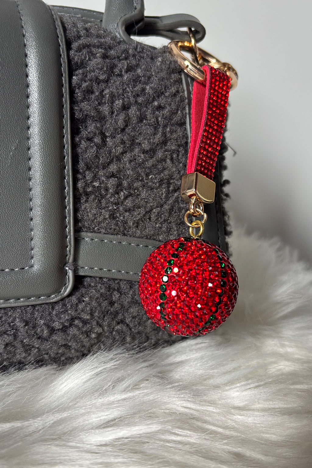 Radiant Dunk Crystal Keychain