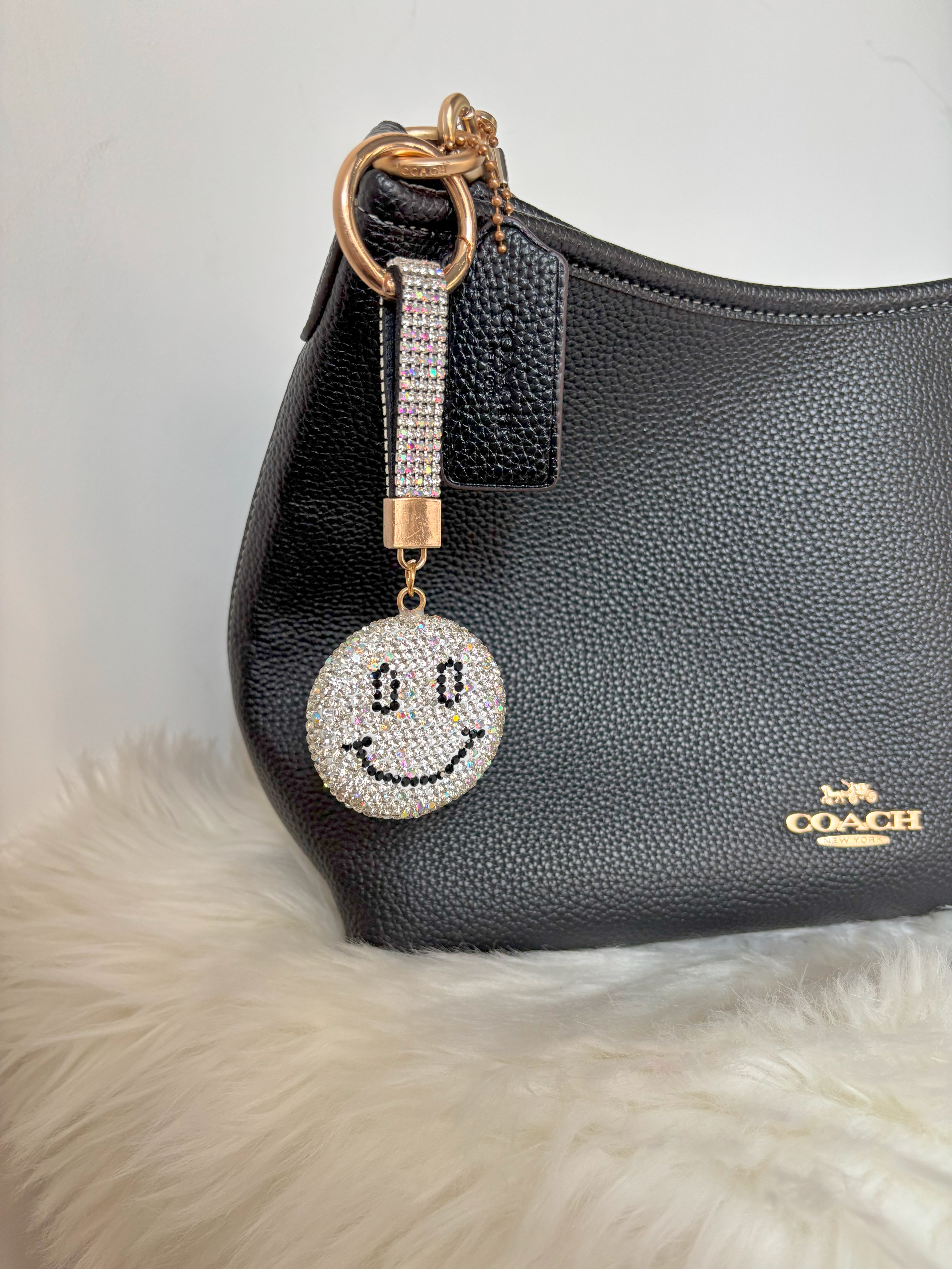 Sparkle Smile Crystal Charm