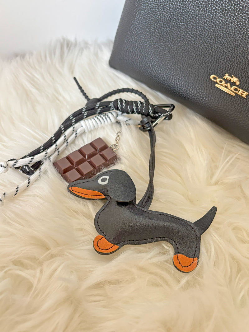 Dapper Dachshund Keychain