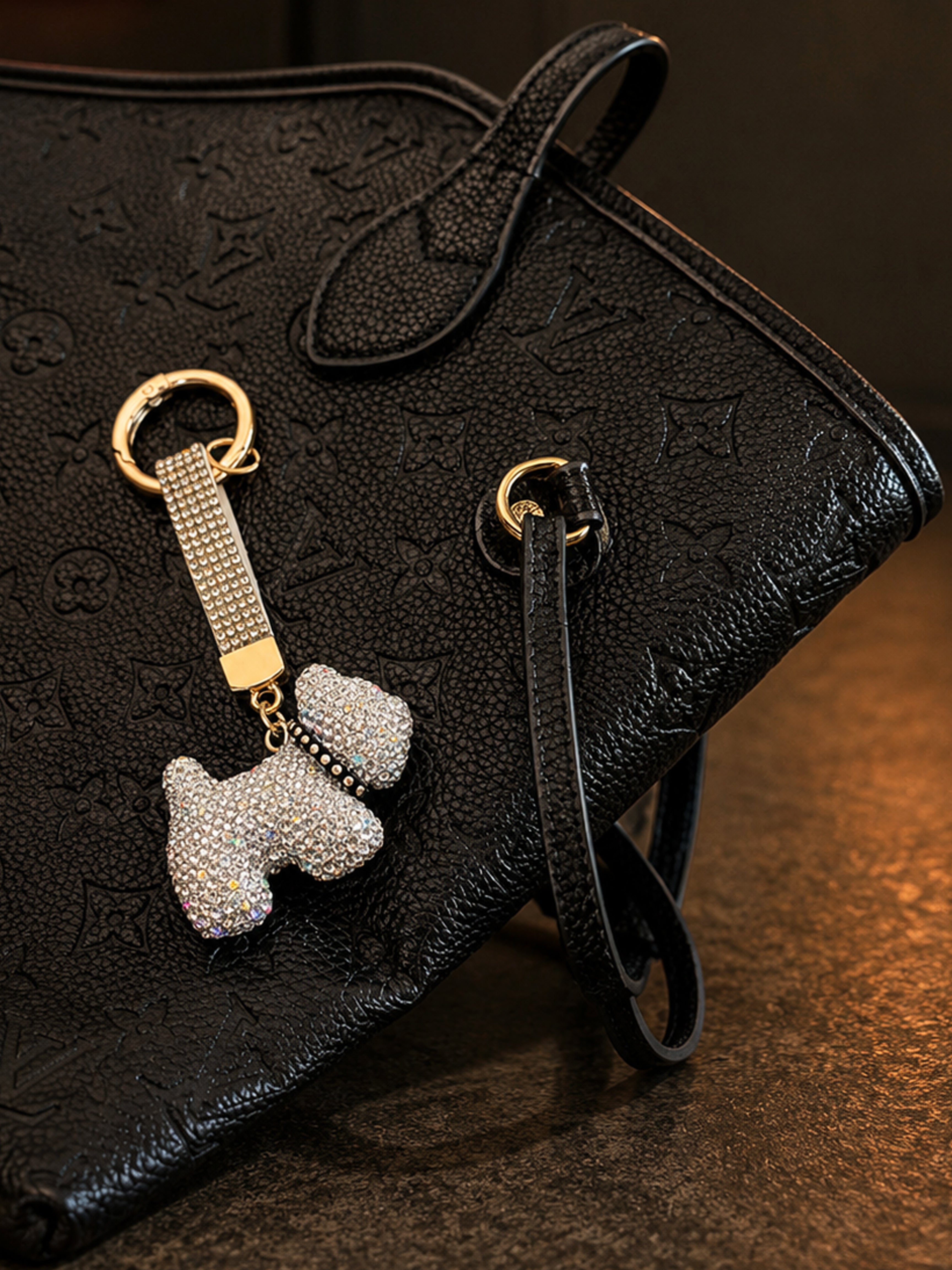 Glam Pup Crystal Charm