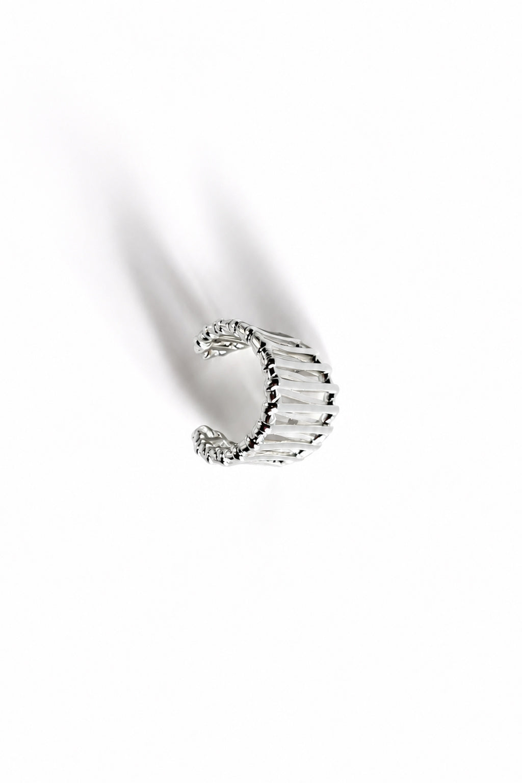 Silver Cage Ring