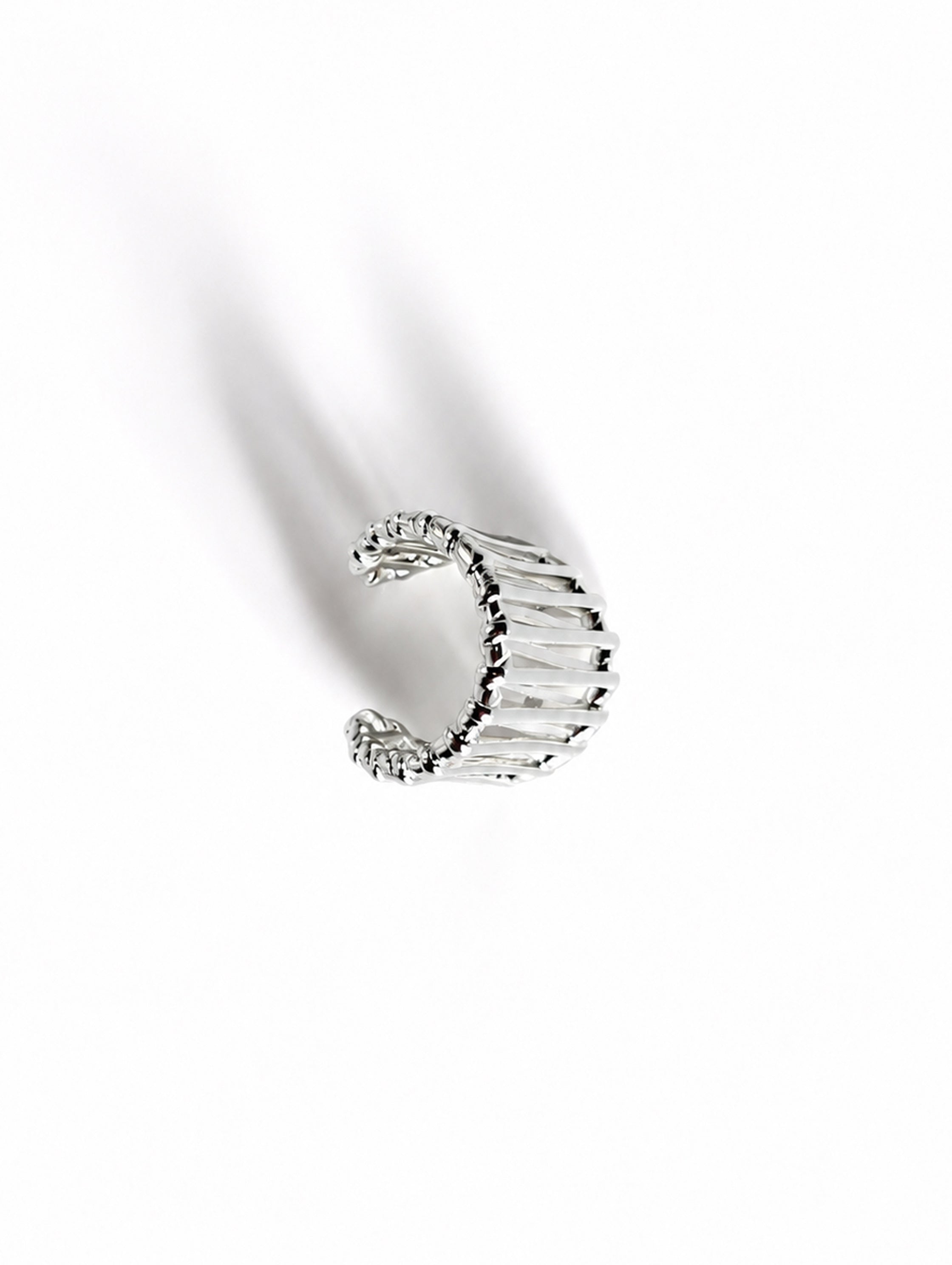 Silver Cage Ring
