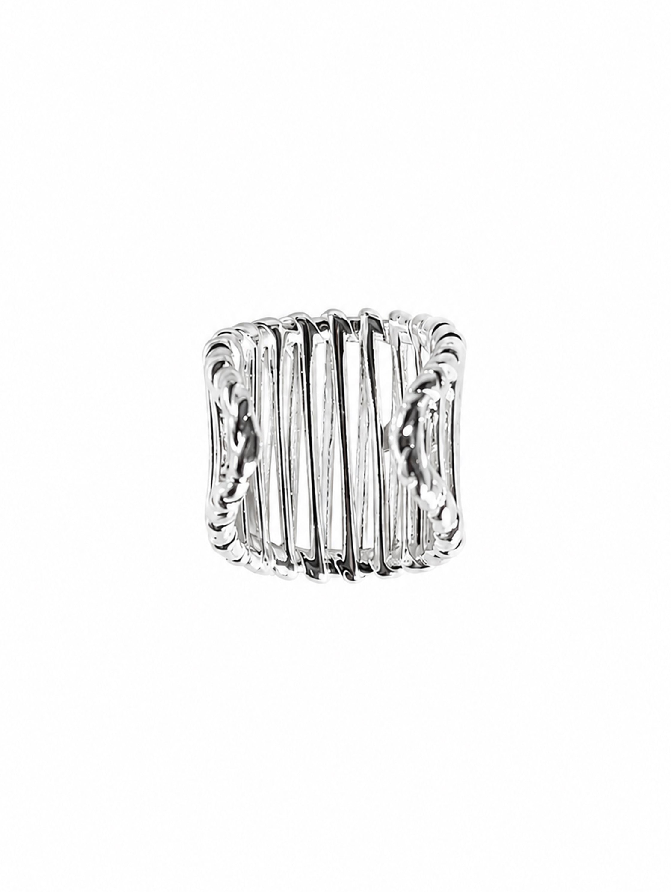 Silver Cage Ring