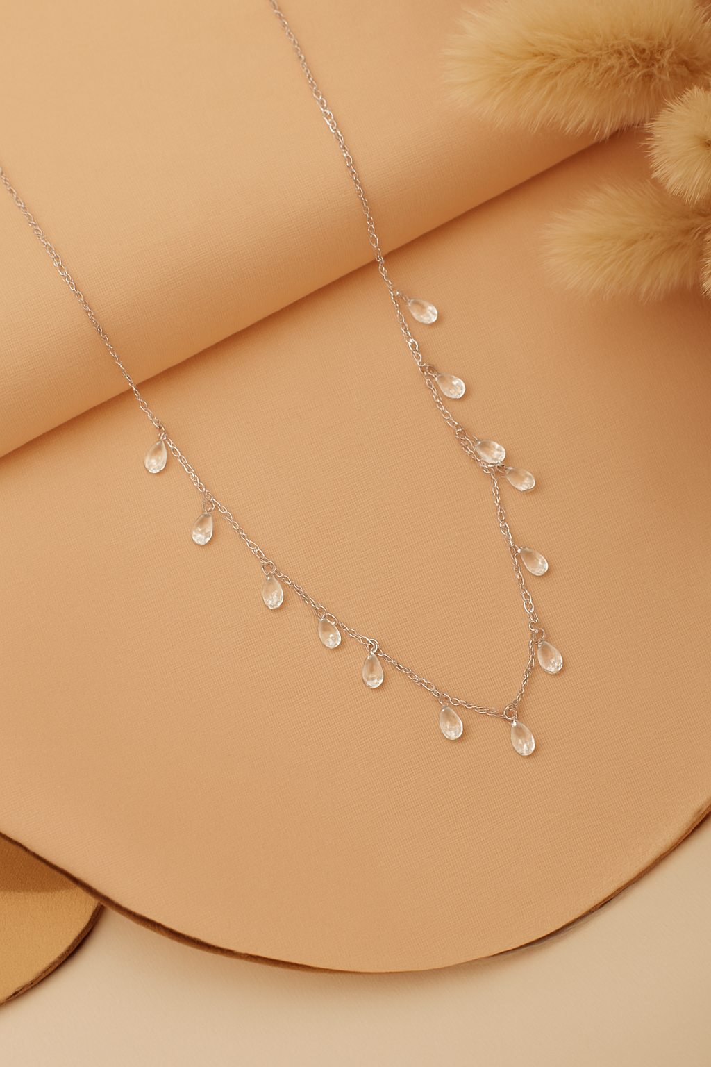 Raindrop Crysal Necklace