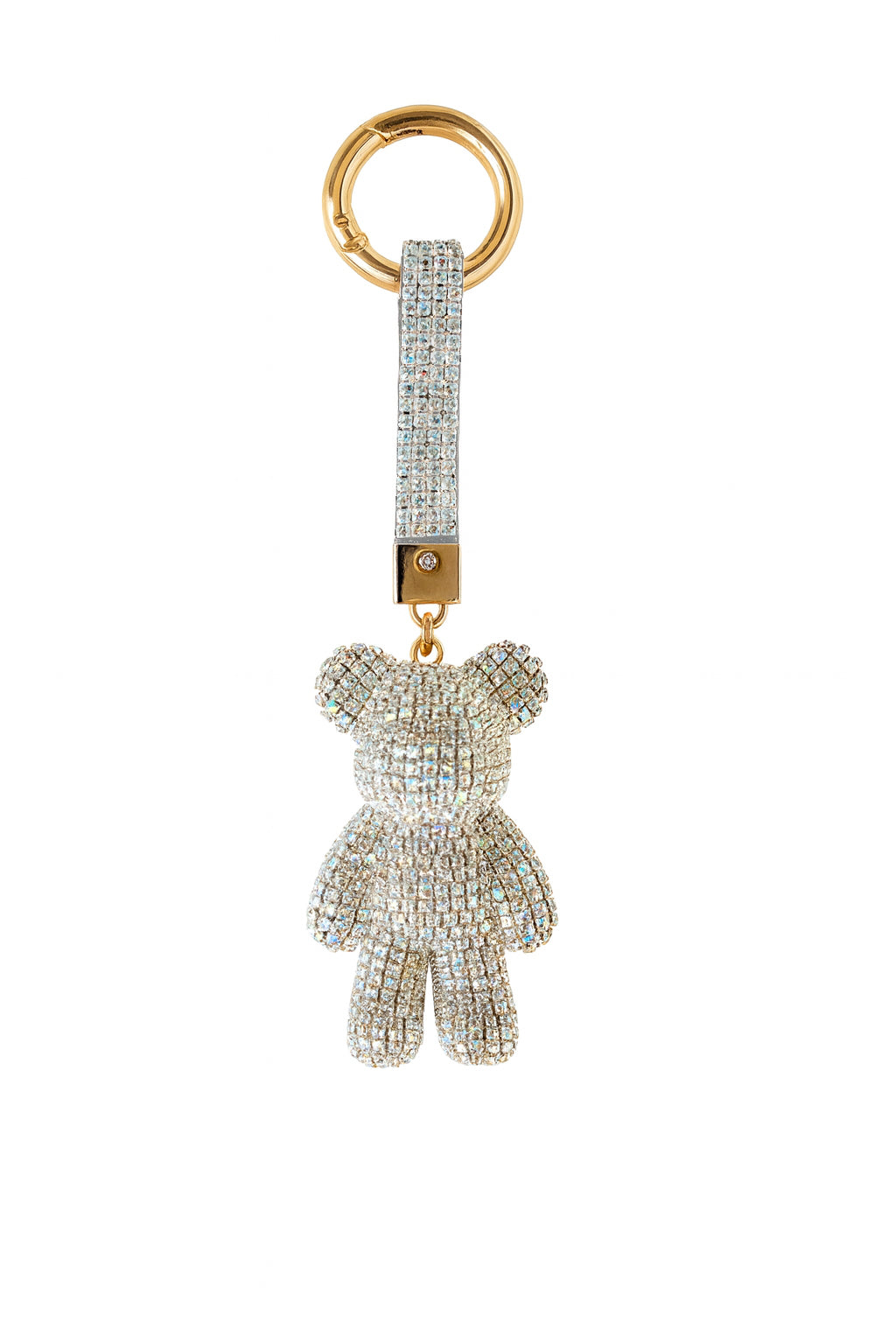 Frosted Bear Keychain
