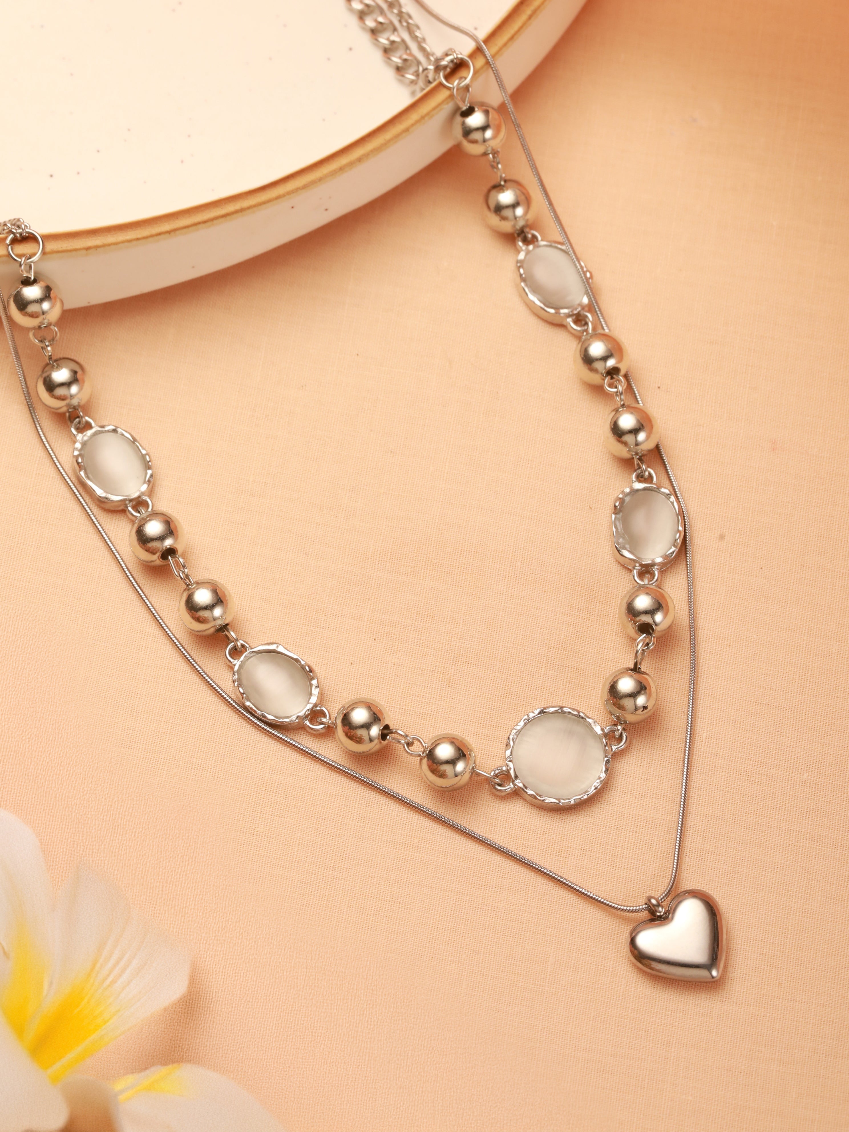Silver Muse Layer Necklace