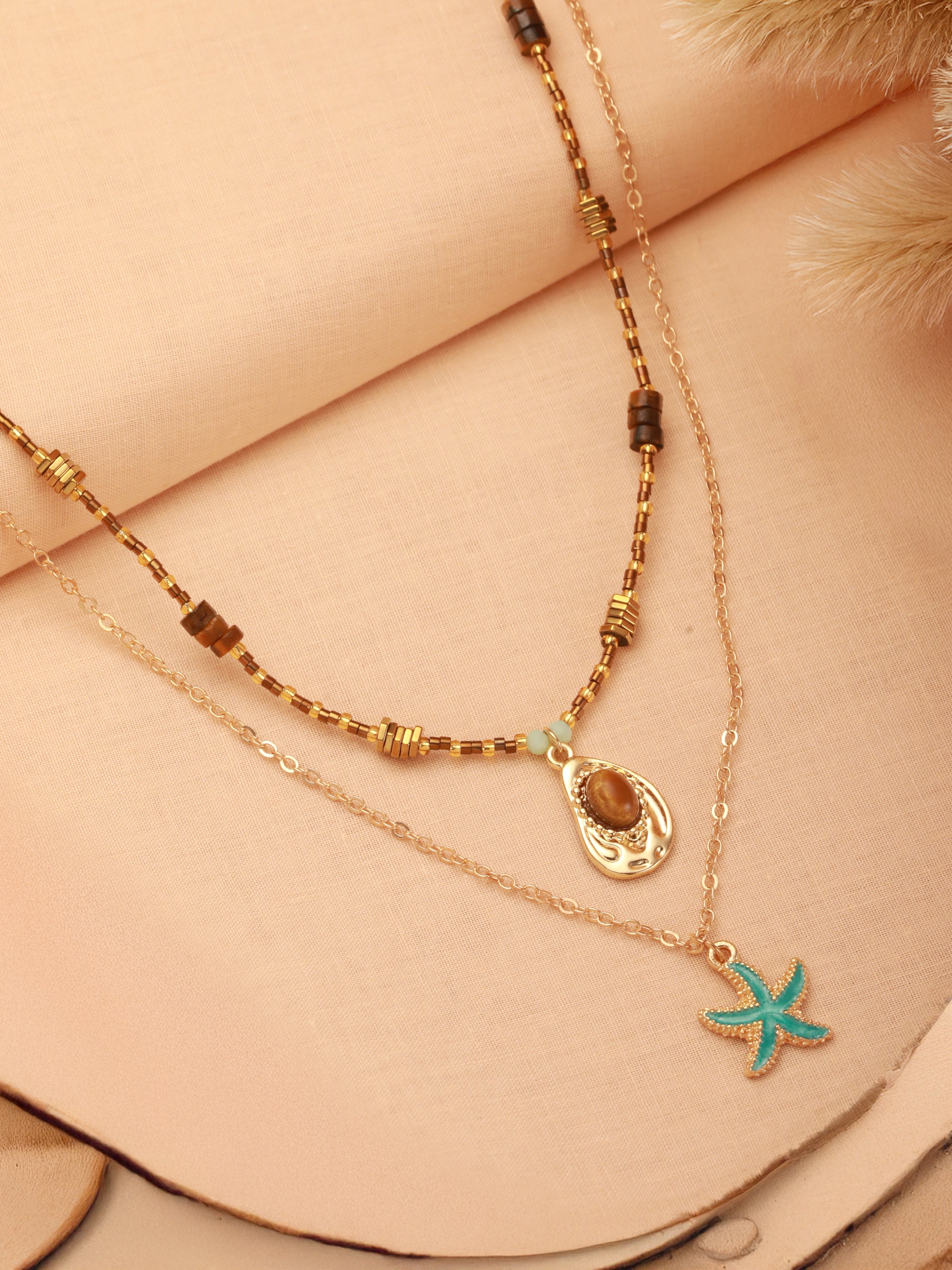 Island Bloom Layered Necklace