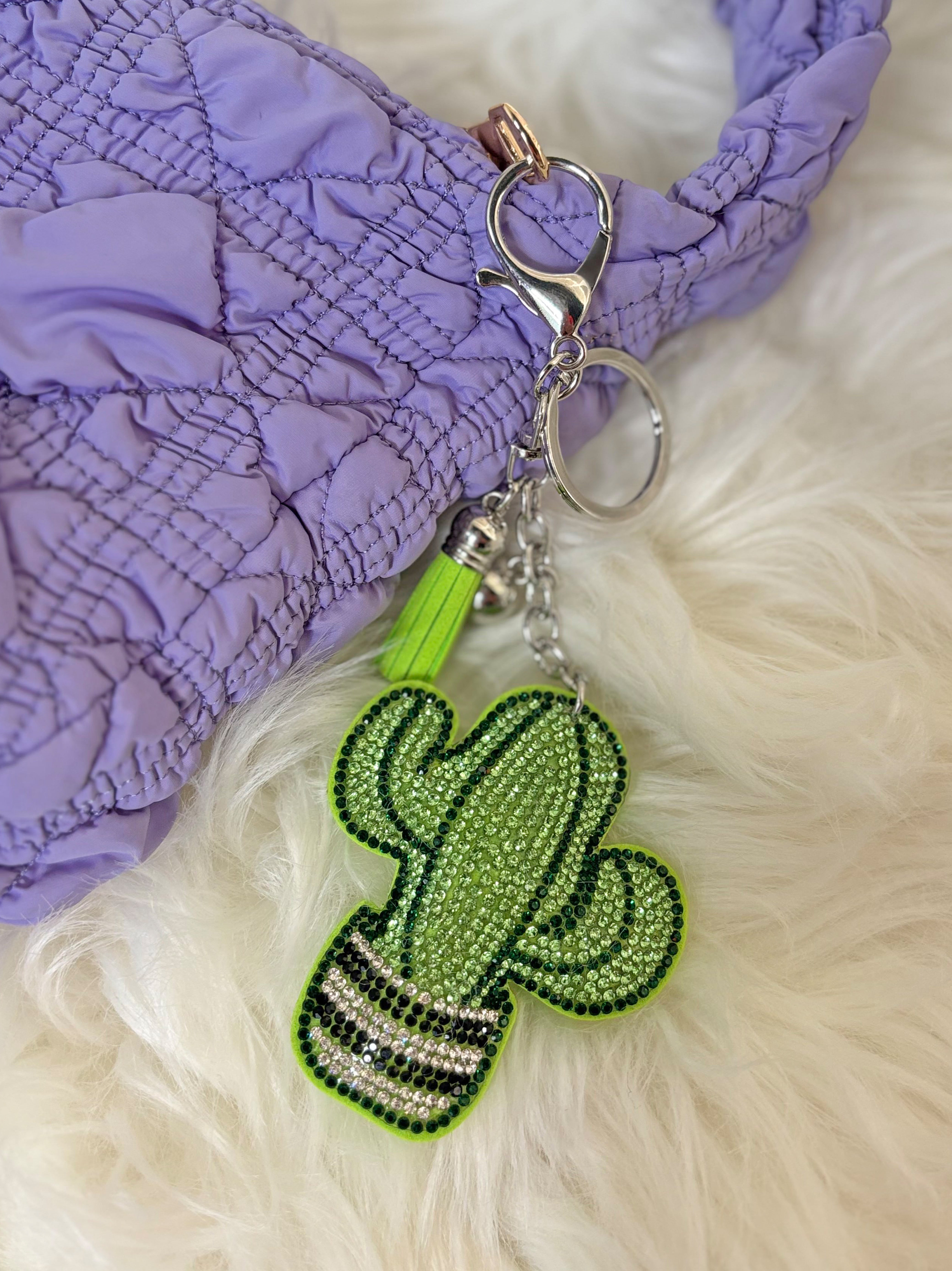 Glow Cactus Keychain