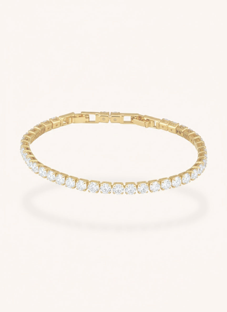 Rose Gold Blush Bracelet-18K Gold Plated