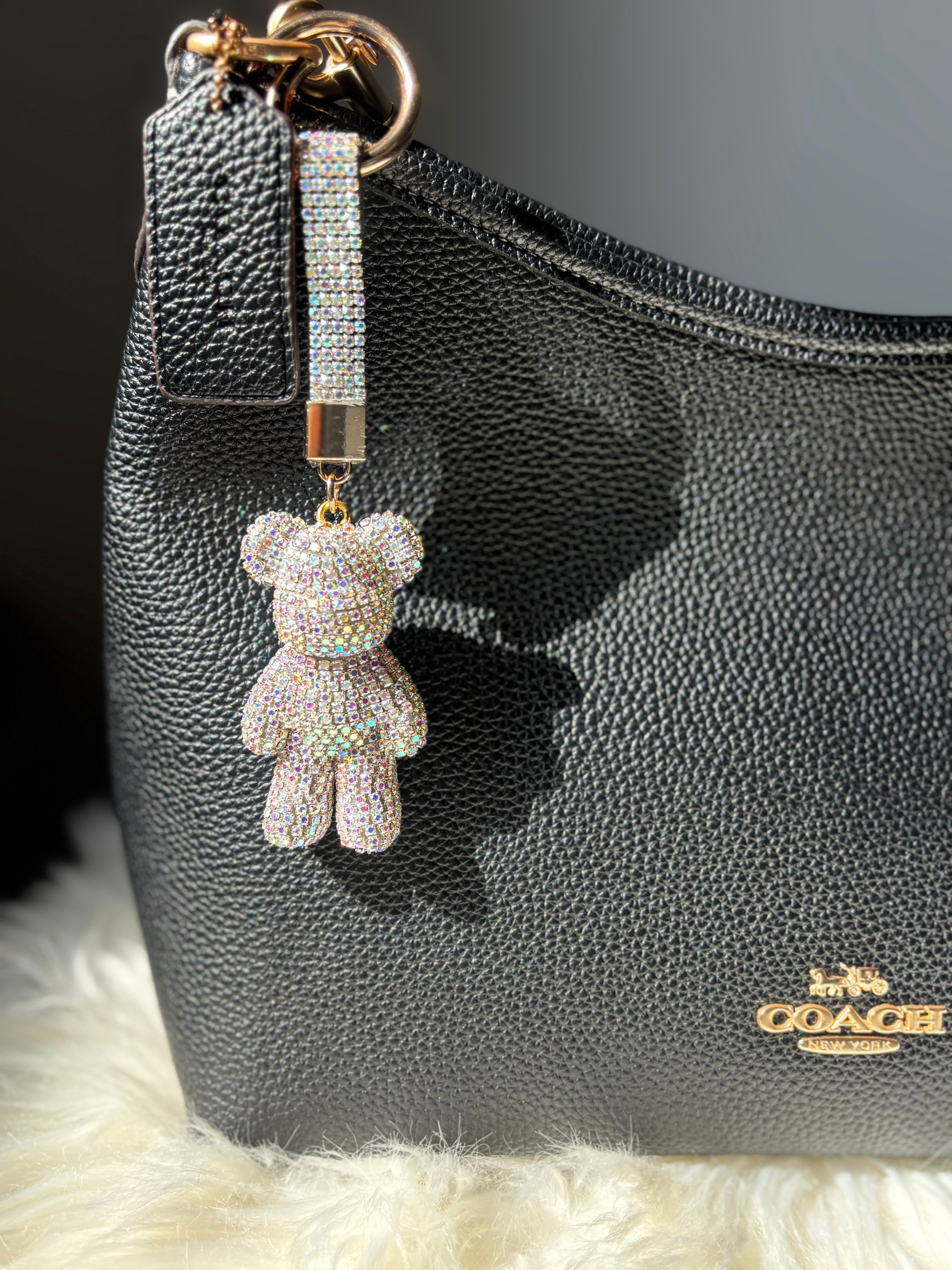 Frosted Bear Keychain
