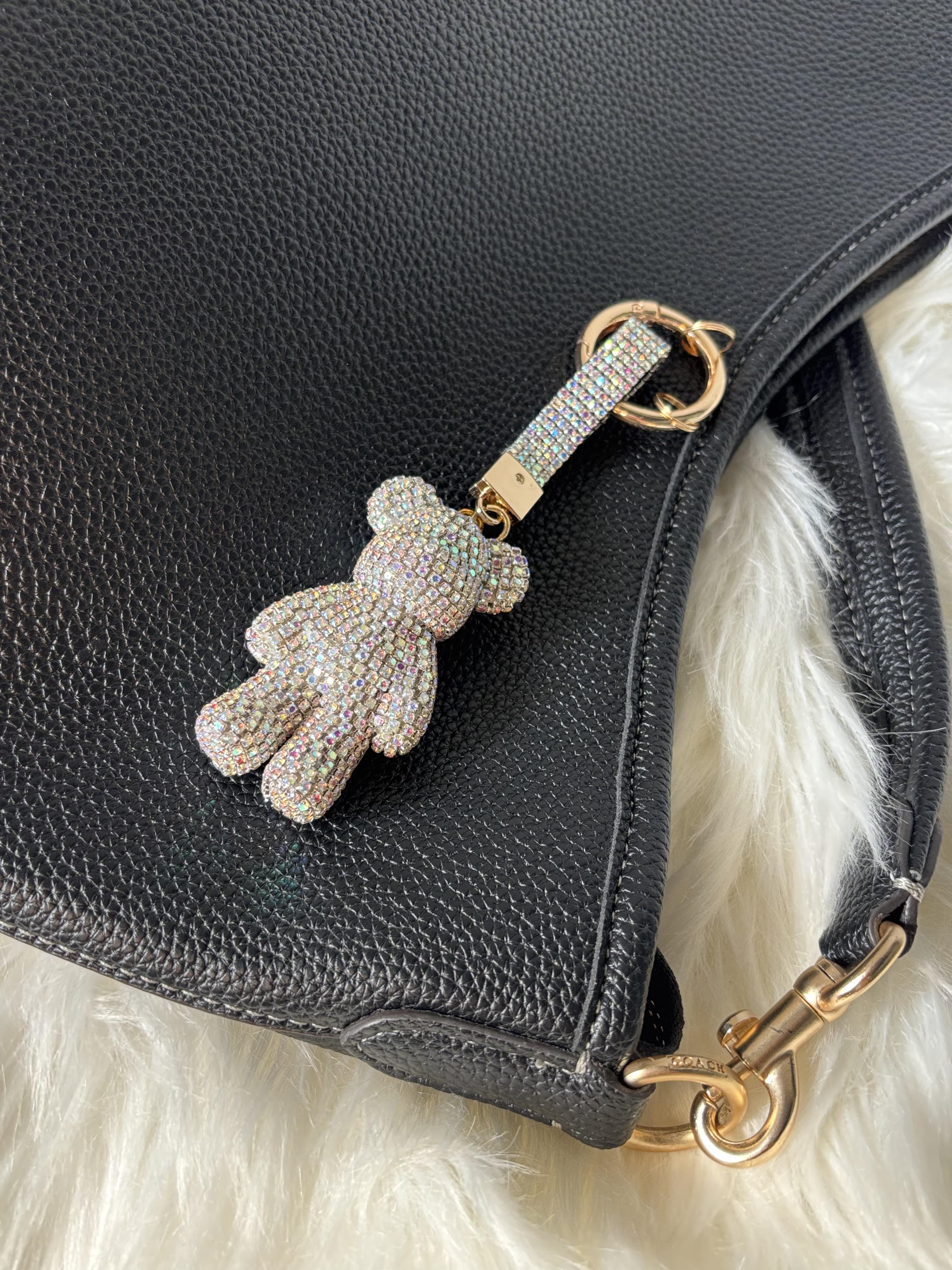 Frosted Bear Keychain