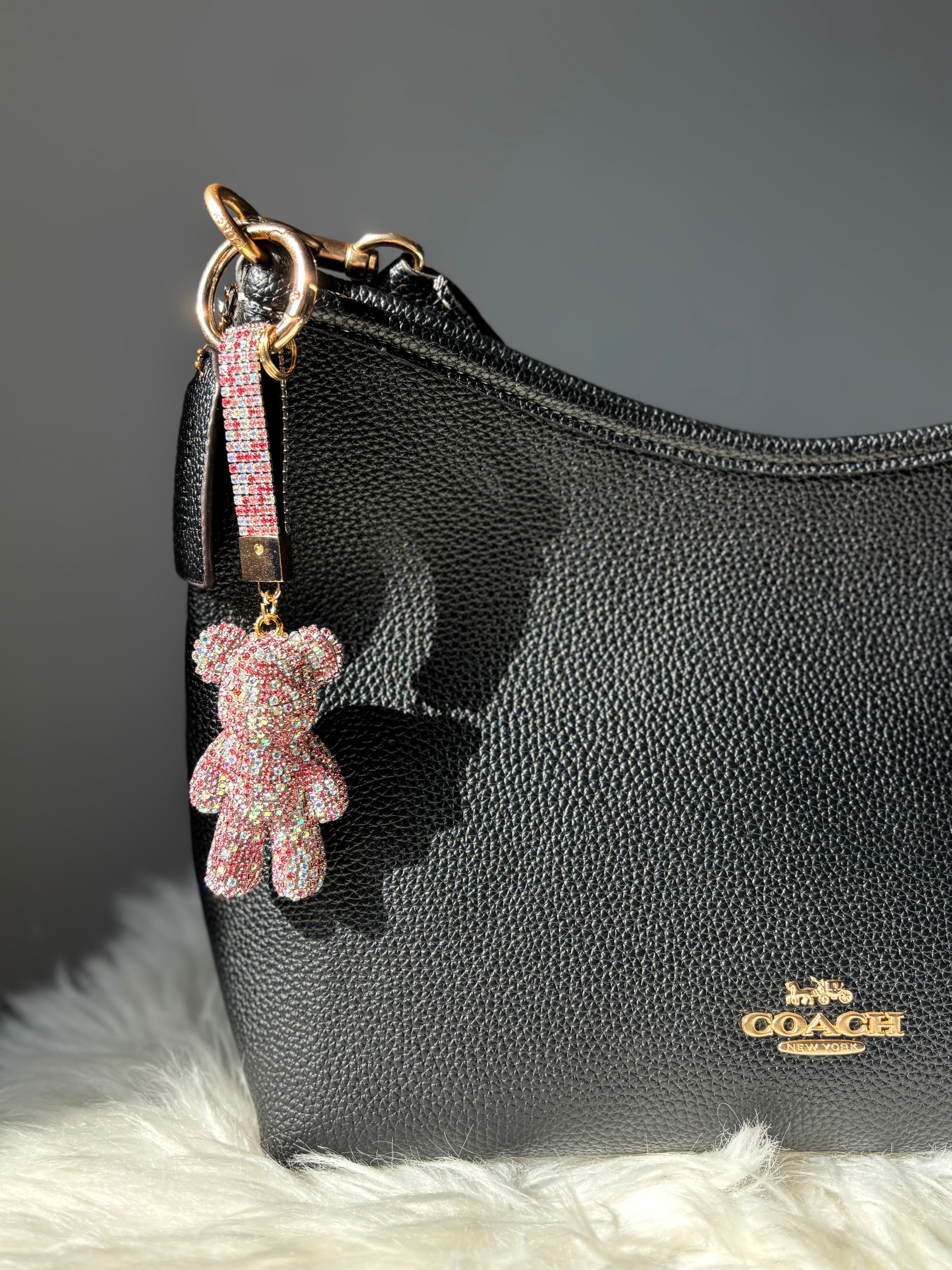 Frosted Bear Keychain