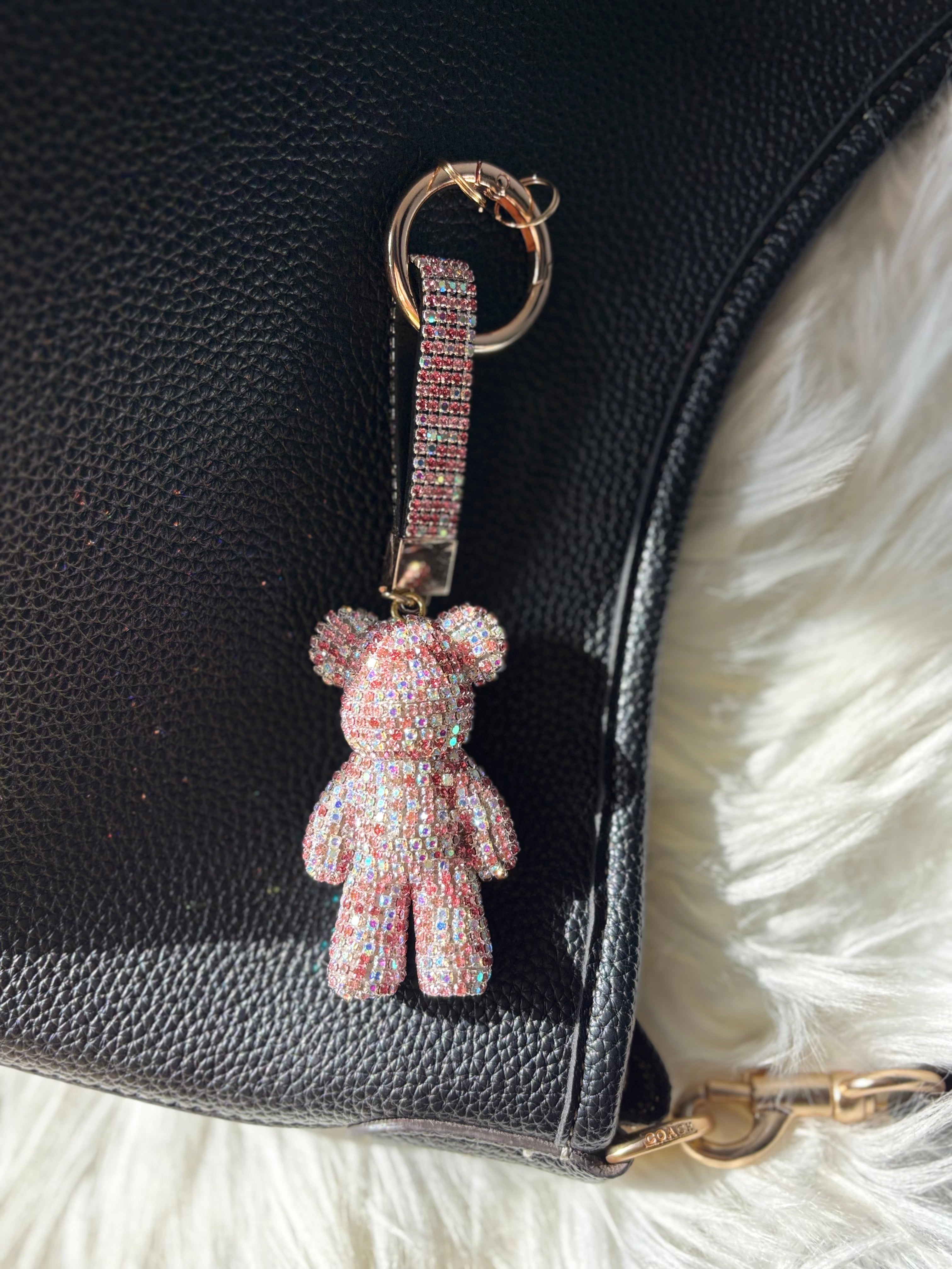 Frosted Bear Keychain