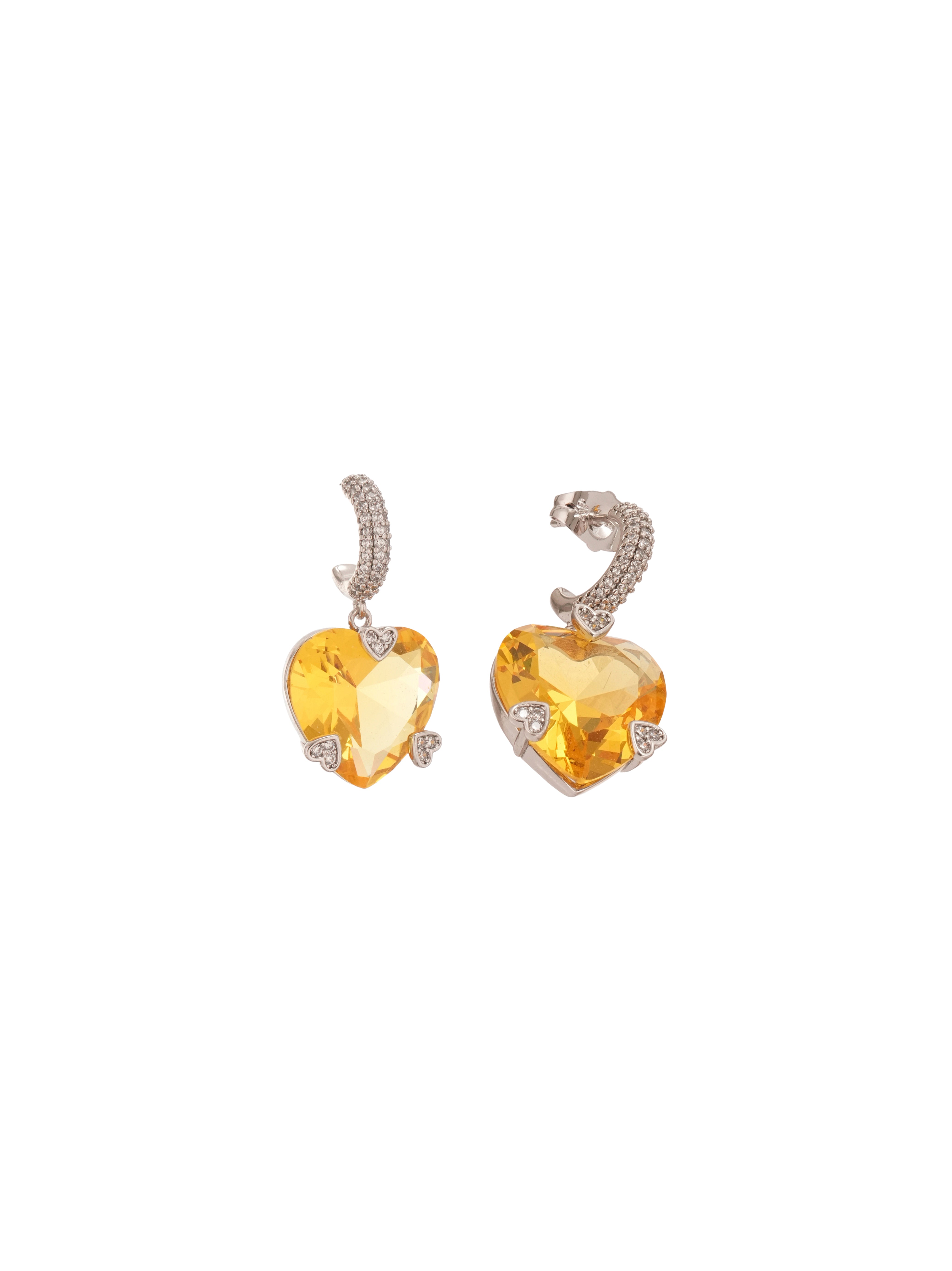 Citrine Diamond Rush Earring