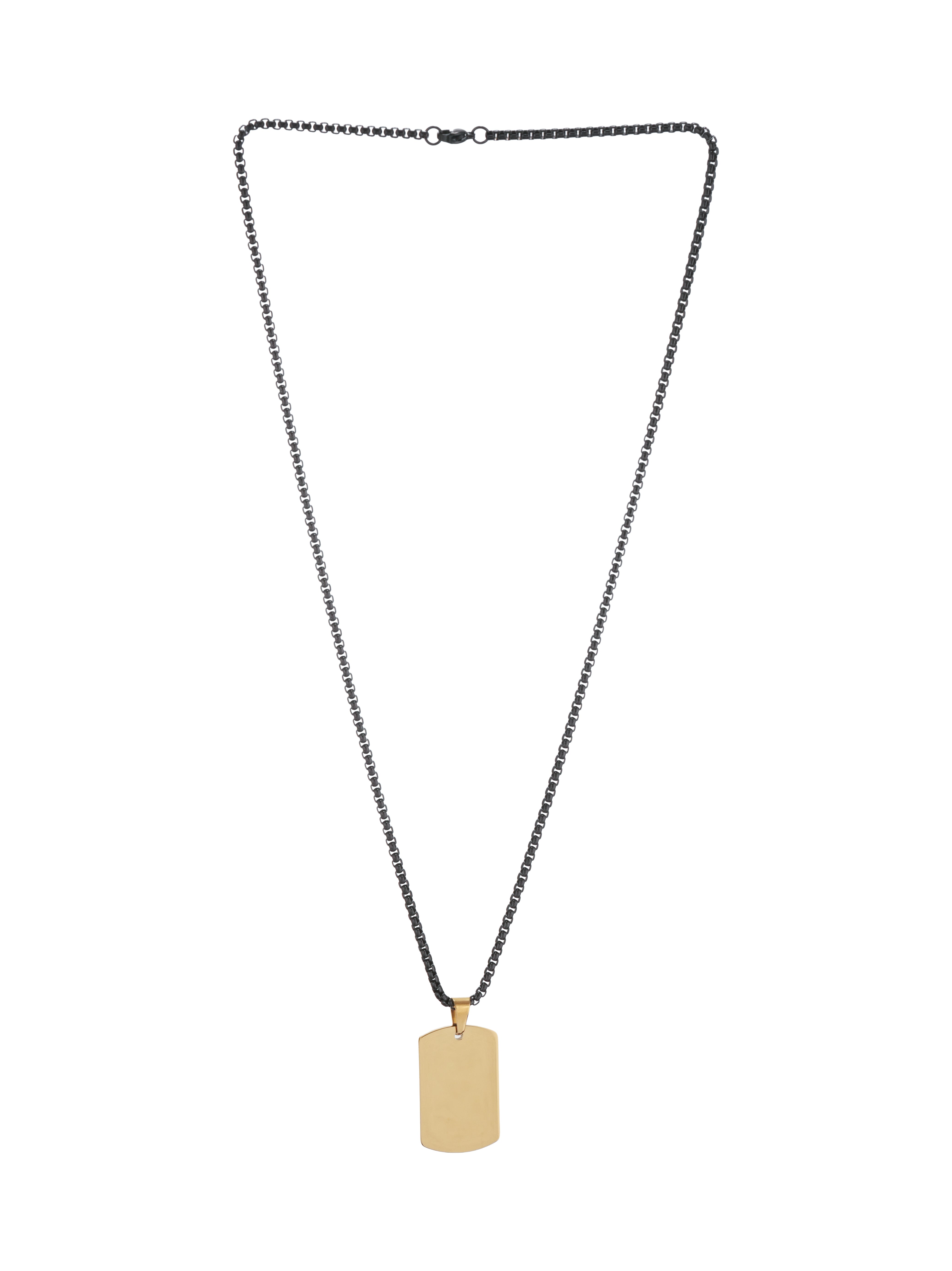 Aurum Tag Pendant Gold