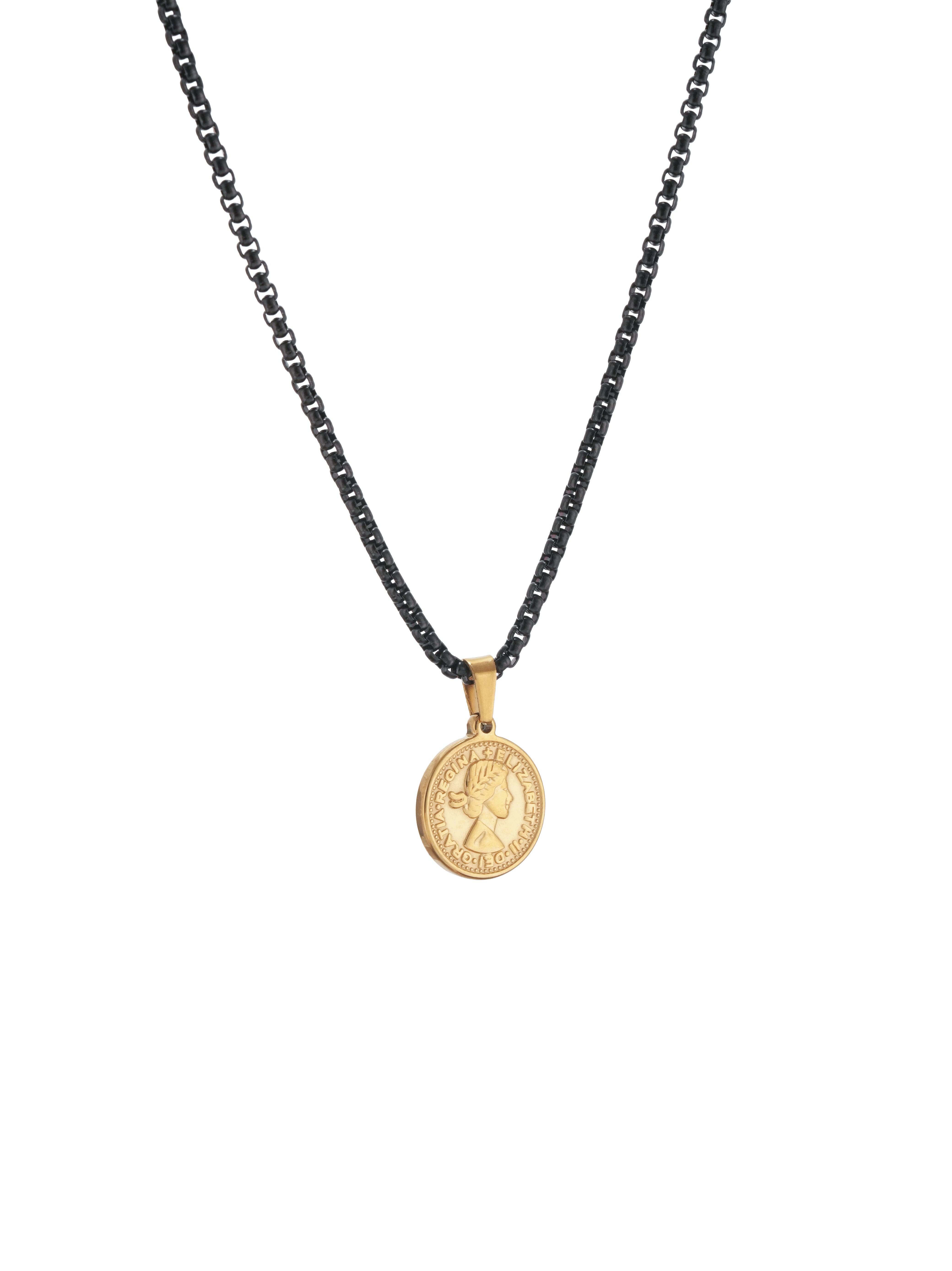 Imperial Coin Pendant Gold