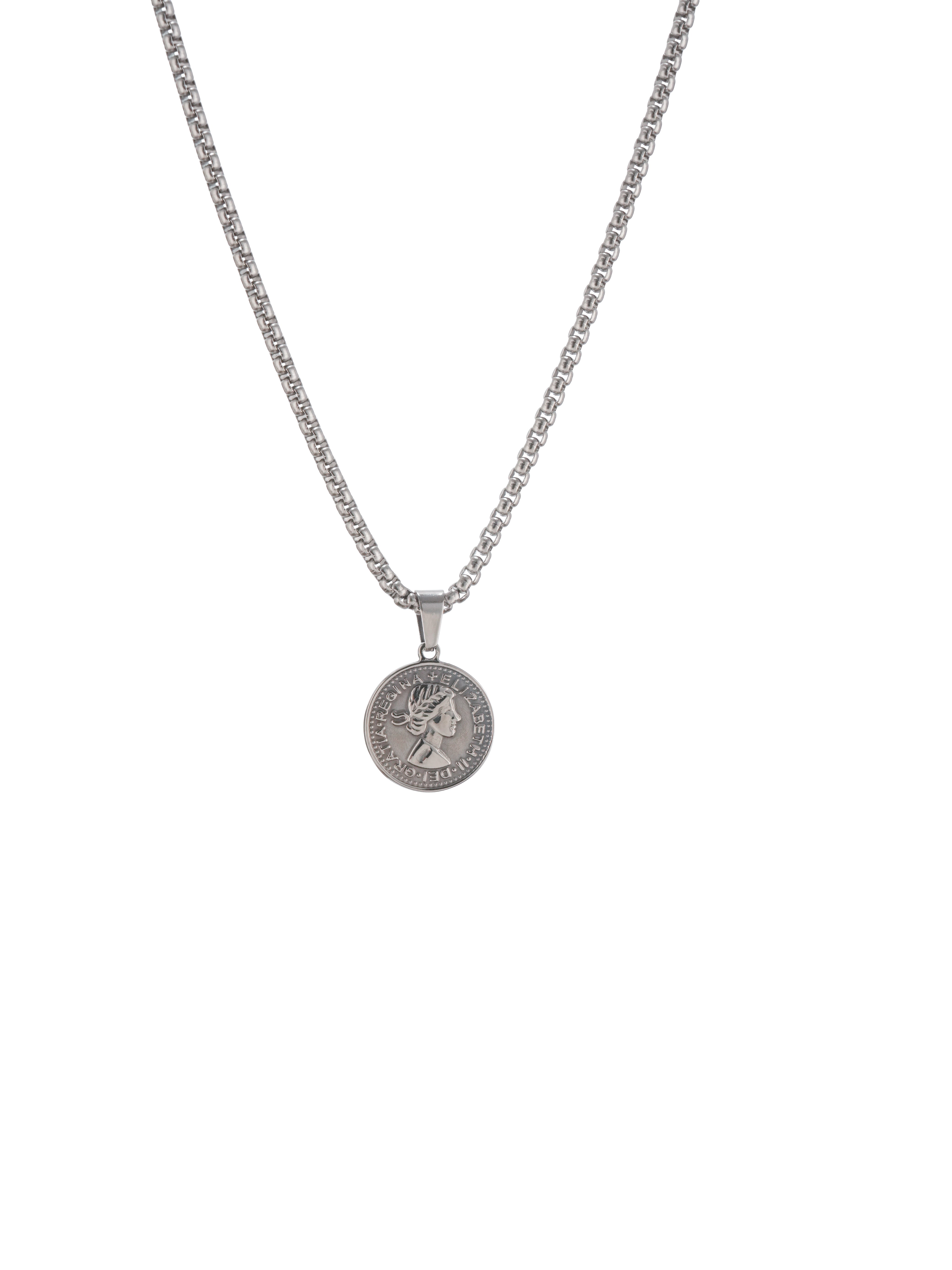 Imperial Coin Pendant Silver