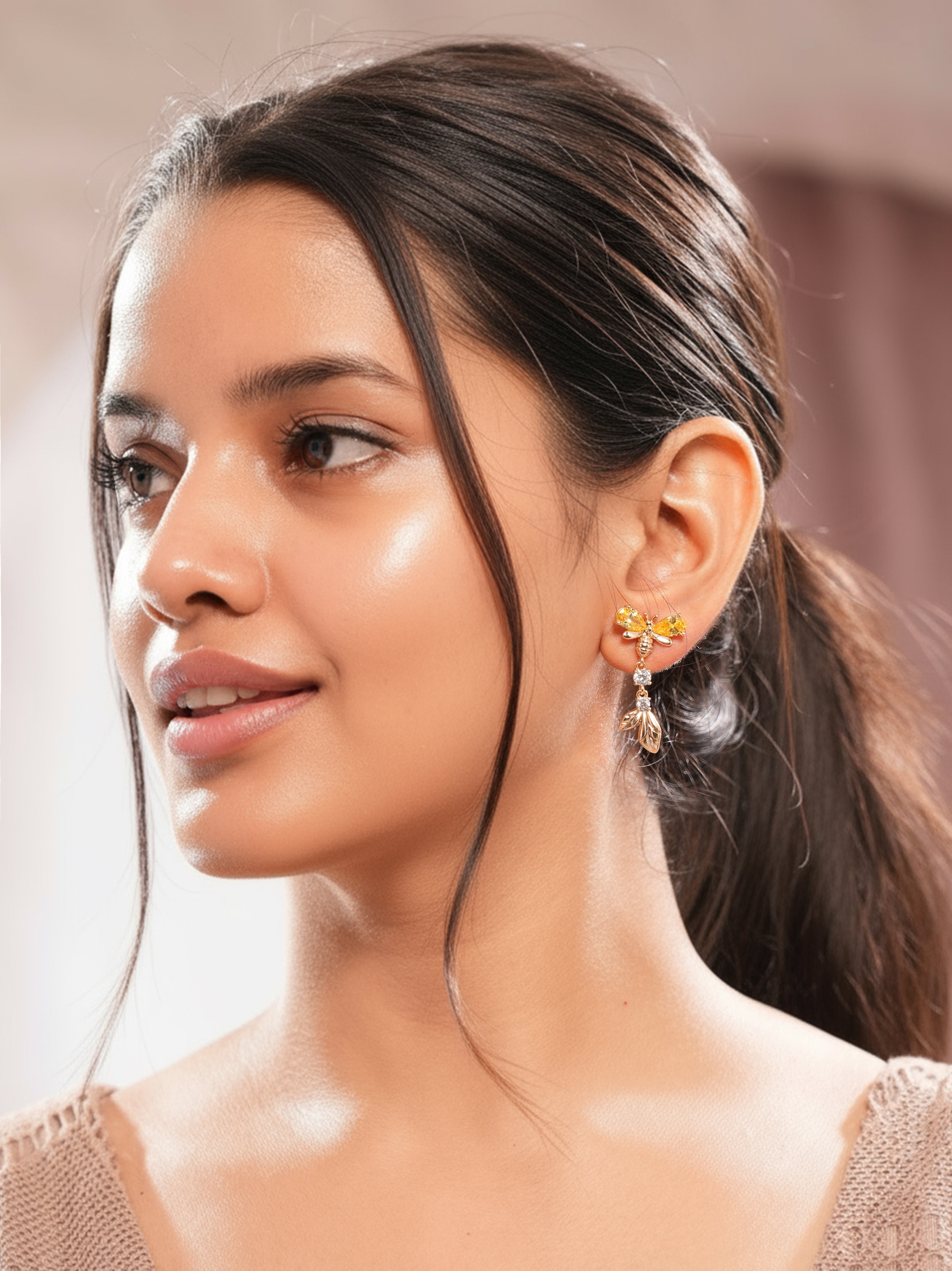 Honeybee Radiance Earrings