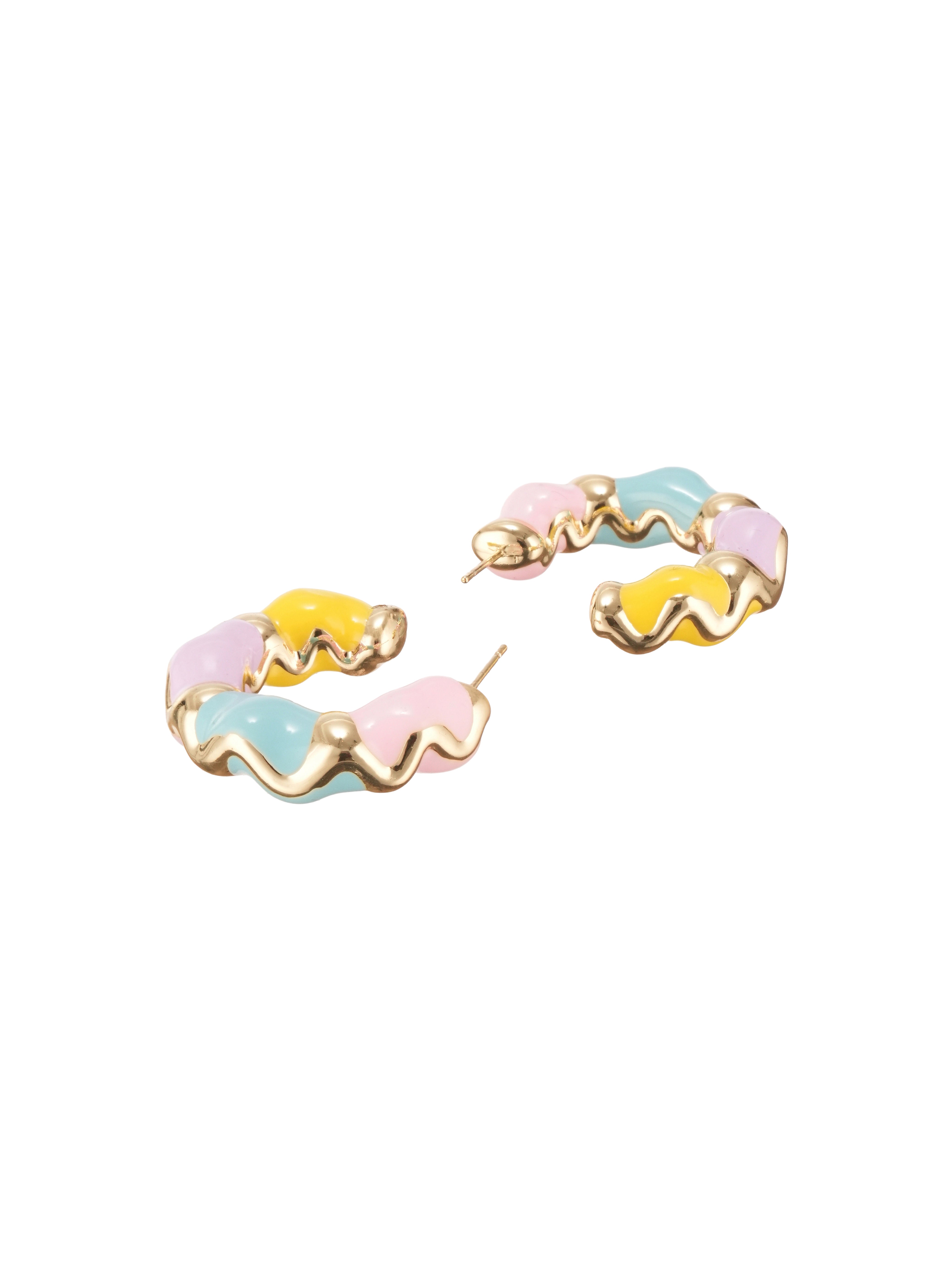 Lunara Wave Hoops
